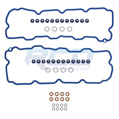 Fel Pro 6.6L LB7 Duramax Valve Cover Gasket Set with Injector Seals - Compatible with Chevy GMC Diesel Trucks - Durable Engine Seal Replacement for Improved Performance