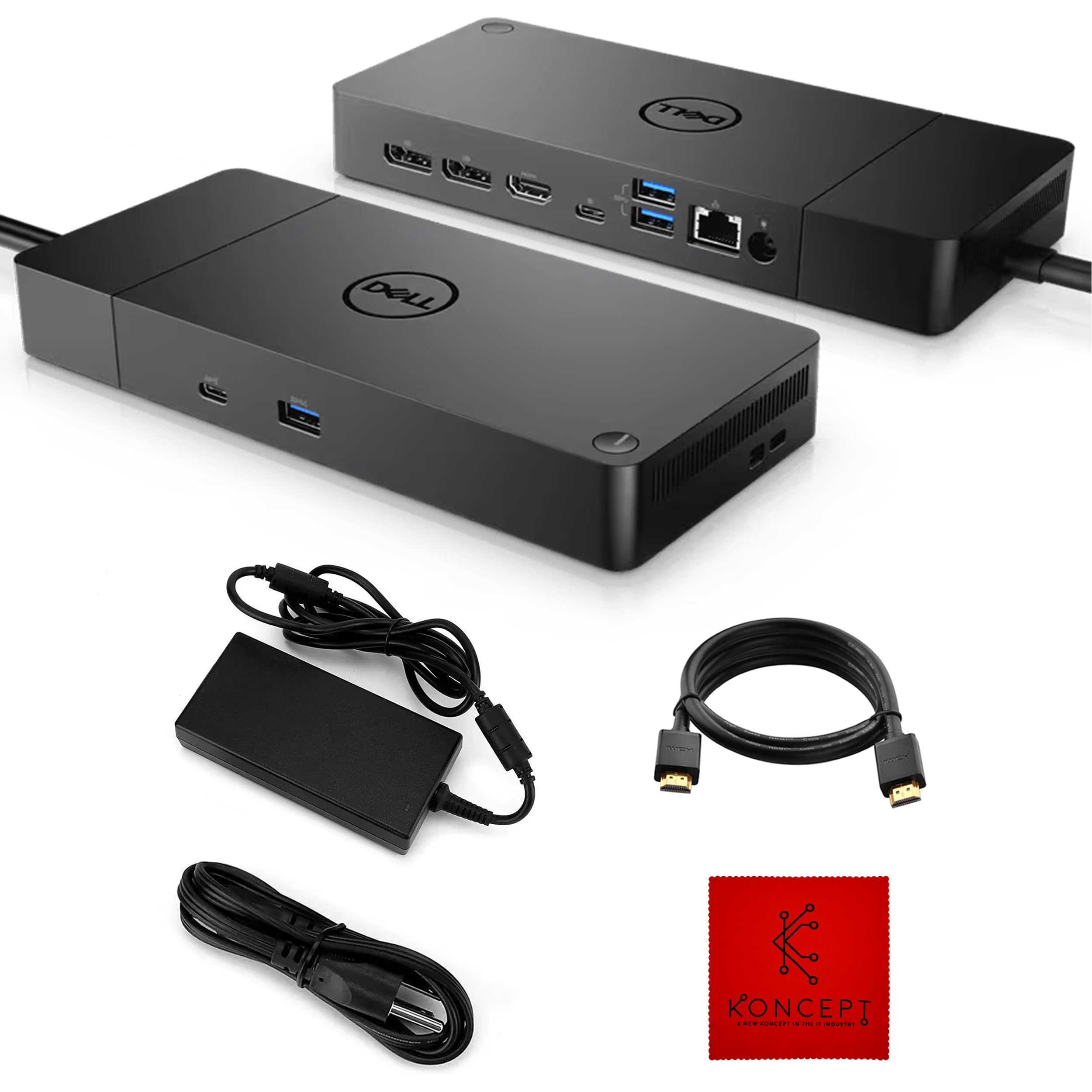 Dell WD19S Docking Station with Dual Monitor Support | 180W Power Delivery, USB-C, HDMI & Dual DisplayPort | Premium Laptop Dock for Home Office & Remote Work