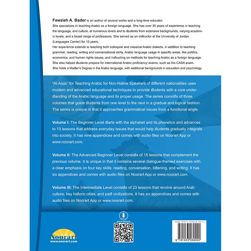 Al-Asas Arabic Learning Book for Beginners - Part 1 with Online Audio | Arabic Language Textbook for Non-Native Speakers | Professional Arabic Course for Self-Study, Classroom & Online Learning