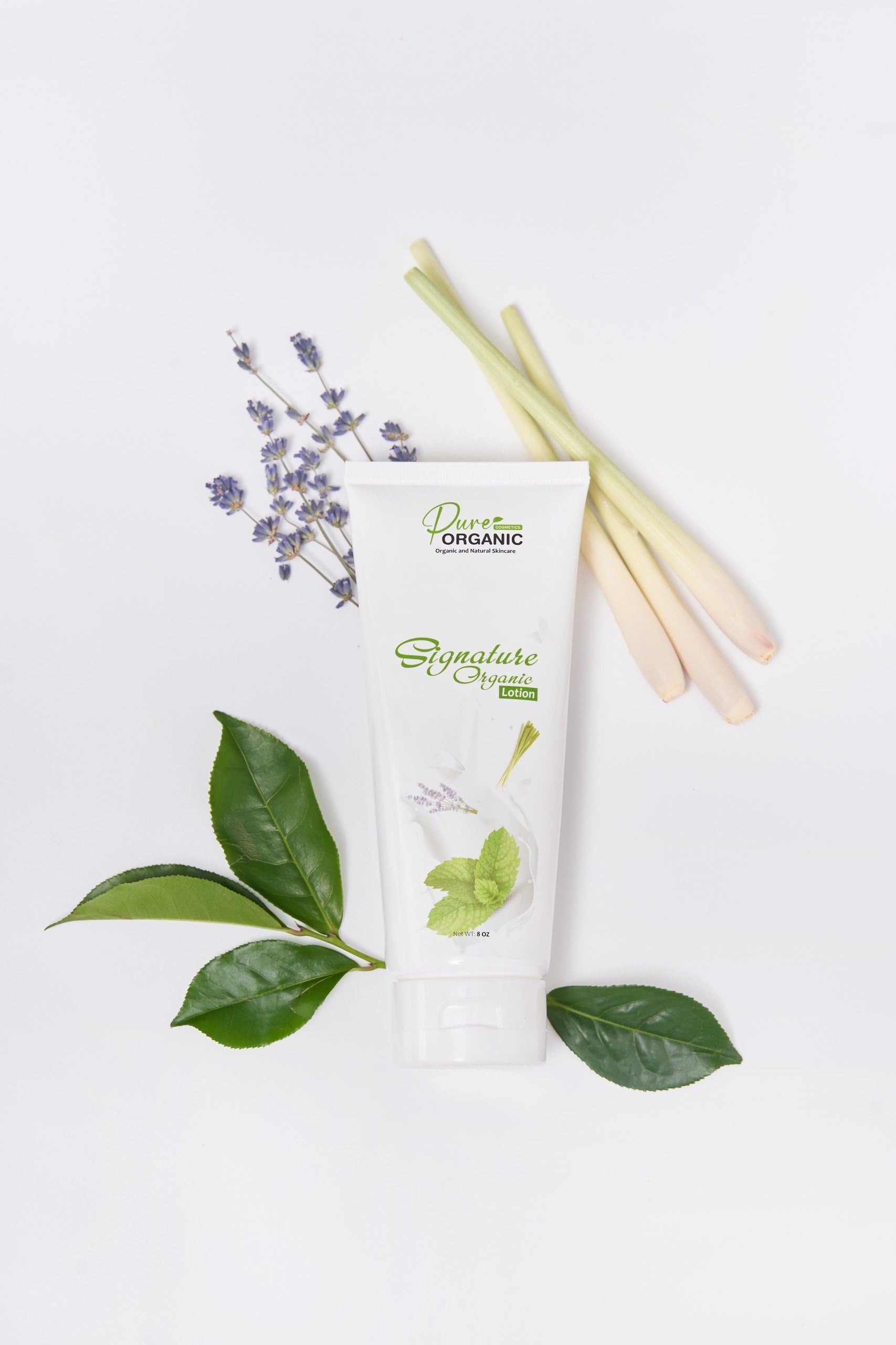 Signature Lotion 8 Oz - Natural Moisturizing Body Lotion with Jojoba Oil & Chamomile Extract for Soft, Hydrated Skin | Perfect for Daily Use, Dry Skin Relief & Spa Day Self-Care