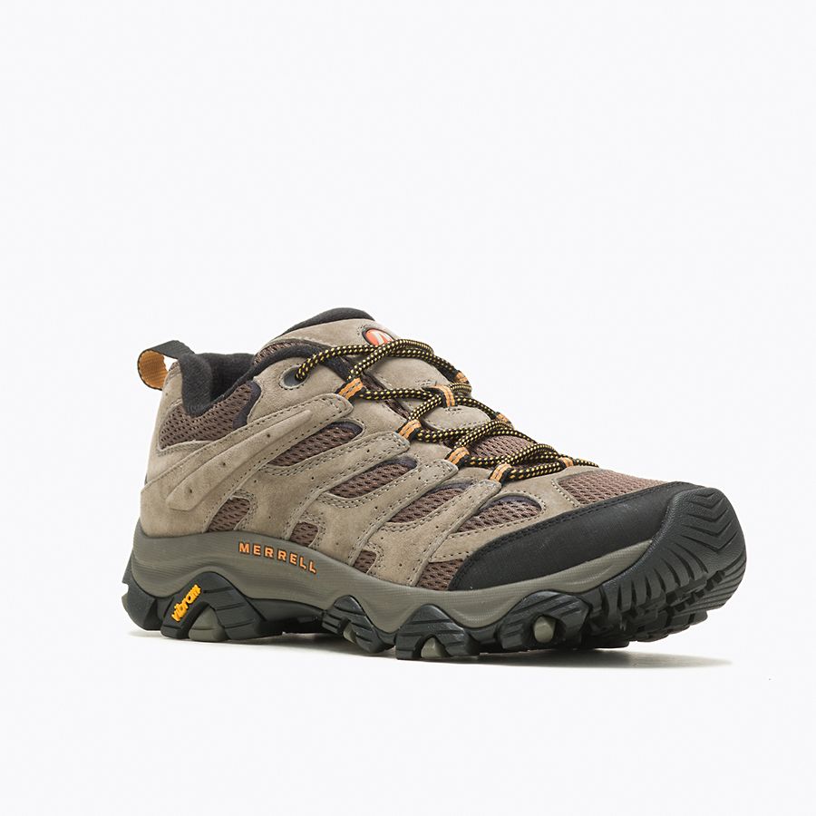 Merrell Moab 3 Wide Waterproof Hiking Shoes for Men - Lightweight & Durable Outdoor Trail Boots for Hiking, Camping and Backpacking Adventures