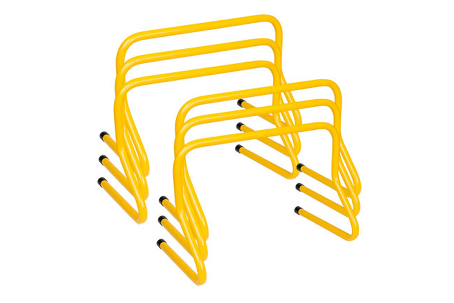 Warrior 12 Inch Weighted Training Hurdle Set - Adjustable Agility Equipment for Track & Field, Football, Soccer Training - Perfect for Speed Drills & Fitness Workouts