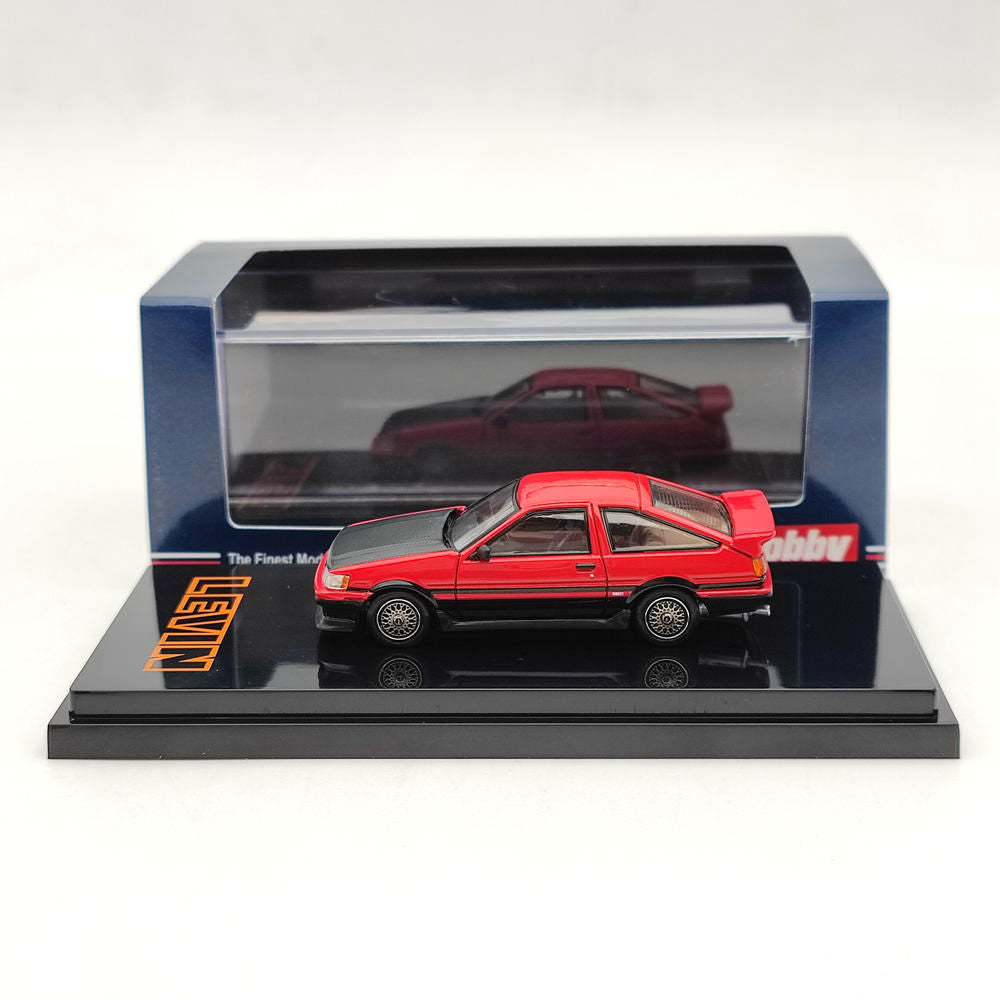 1/64 Scale Hobby Japan Toyota Corolla Levin AE86 3-Door Custom Red Diecast Model Car - Limited Edition Collectible Toy for Adults & Kids (HJ641037CRK) | Perfect for Display, Racing Games, and Anime Enthusiasts