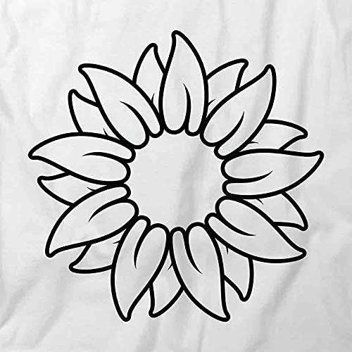 Sunflower Graphic T-Shirt for Women - Soft Cotton Printed Tee with Floral Design | Casual Summer Outfit, Beach Wear, Festival Fashion