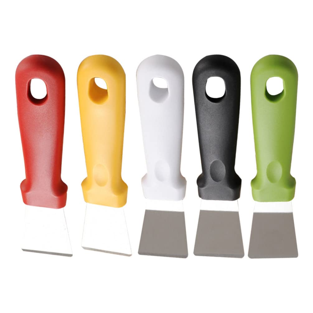 5-Pack Stainless Steel Ice Scraper for Refrigerator & Freezer - Multi-Purpose Defrosting Shovel, Fridge Cleaning Tool - Perfect for Kitchen, RV, Camping & Home Use