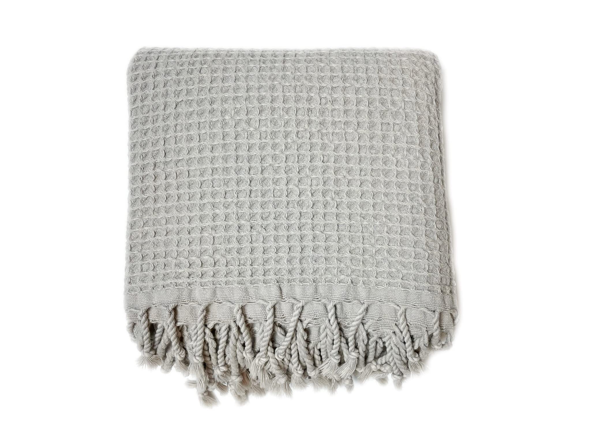 Premium 100% Cotton Turkish Waffle Towels - Oversized Quick-Dry Beach & Bath Towel Set for Pool, Shower, Gym, Travel - Soft Decorative Blanket for Home & Spa - Sand Beige