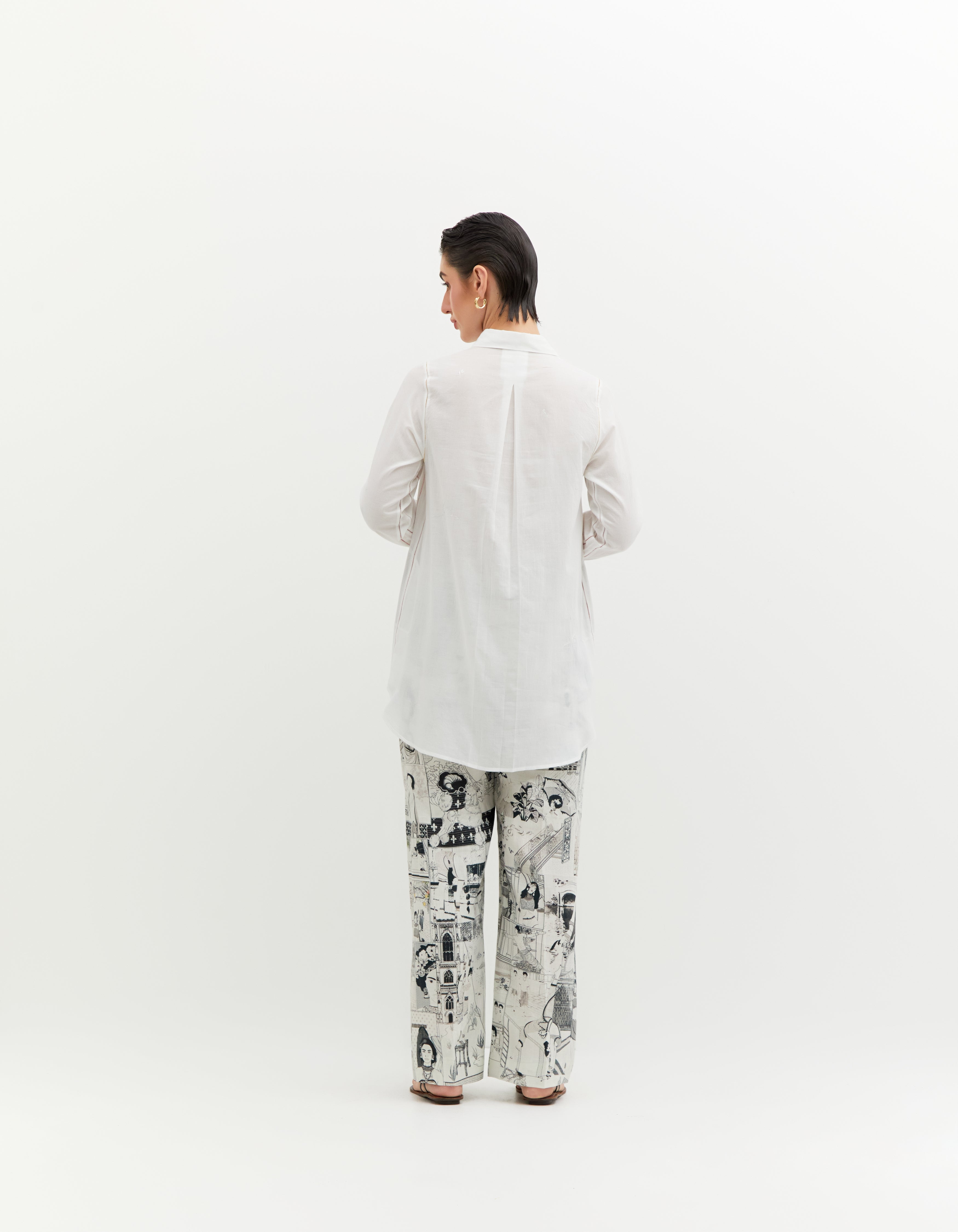 SD Leap Enzo Linen Trousers for Men - Black & White Casual Pants - Perfect for Summer Travel, Beach Outings and Office Wear