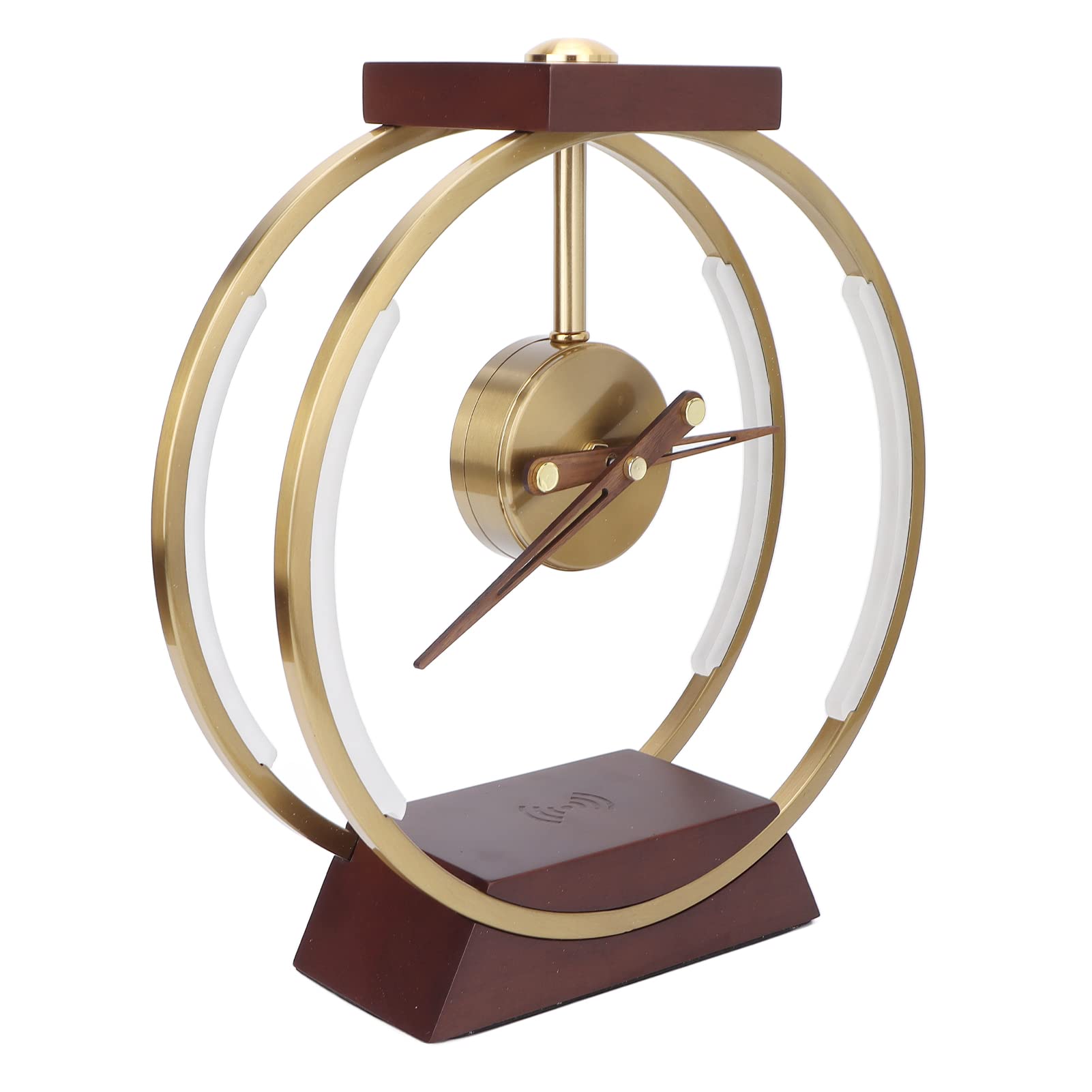 Zerodis Modern LED Table Clock with Light - Stylish Desktop & Bedside Clock for Home Office Decor, Universal Voltage (Use for Nightstand, Study Desk, Living Room, Gift)