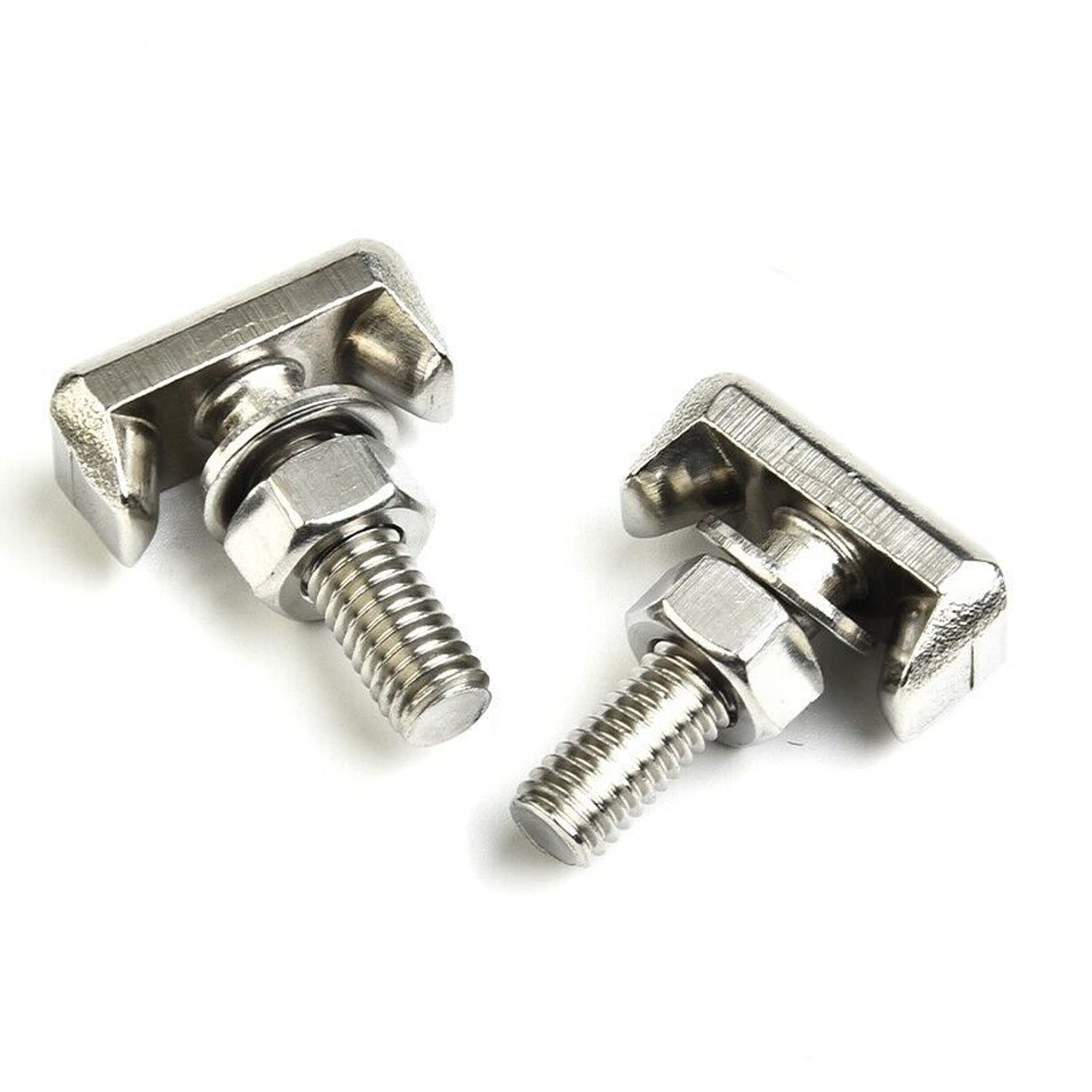 2 Pack 19116852 Battery Terminal T-Bolt Kit - Compatible with Chevy, BMW, GMC, Volkswagen - Replacement for 64740 Battery Cable Tensioner Bolt 6X0915138 61128373946 - Perfect for Car Battery Maintenance & Electrical Repairs