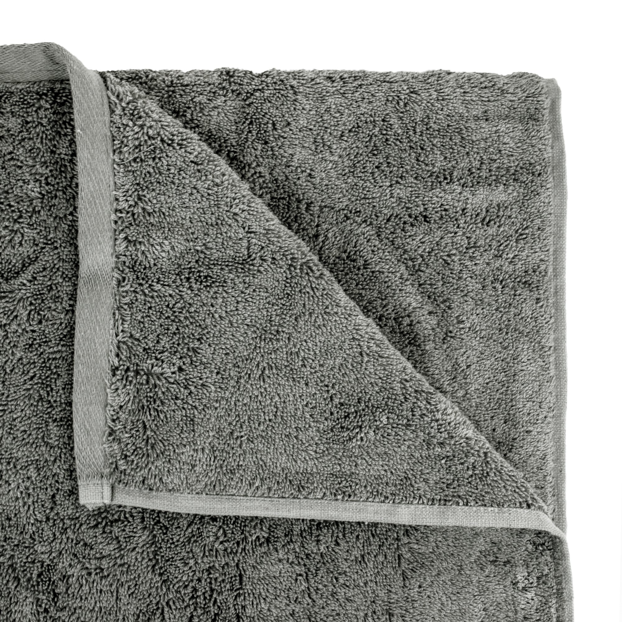 Luxury Hotel & Spa Turkish Cotton Oversized Bath Towel - Soft & Absorbent 40x80 Inches - Gray - Perfect for Bathroom, Beach, Pool & Spa (Set of 1)