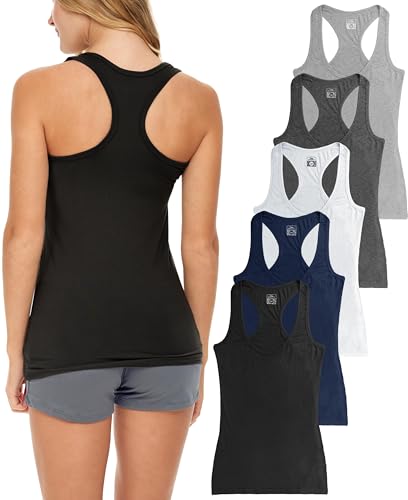 5 Pack- Black/White/Grey/Navy/Charcoal