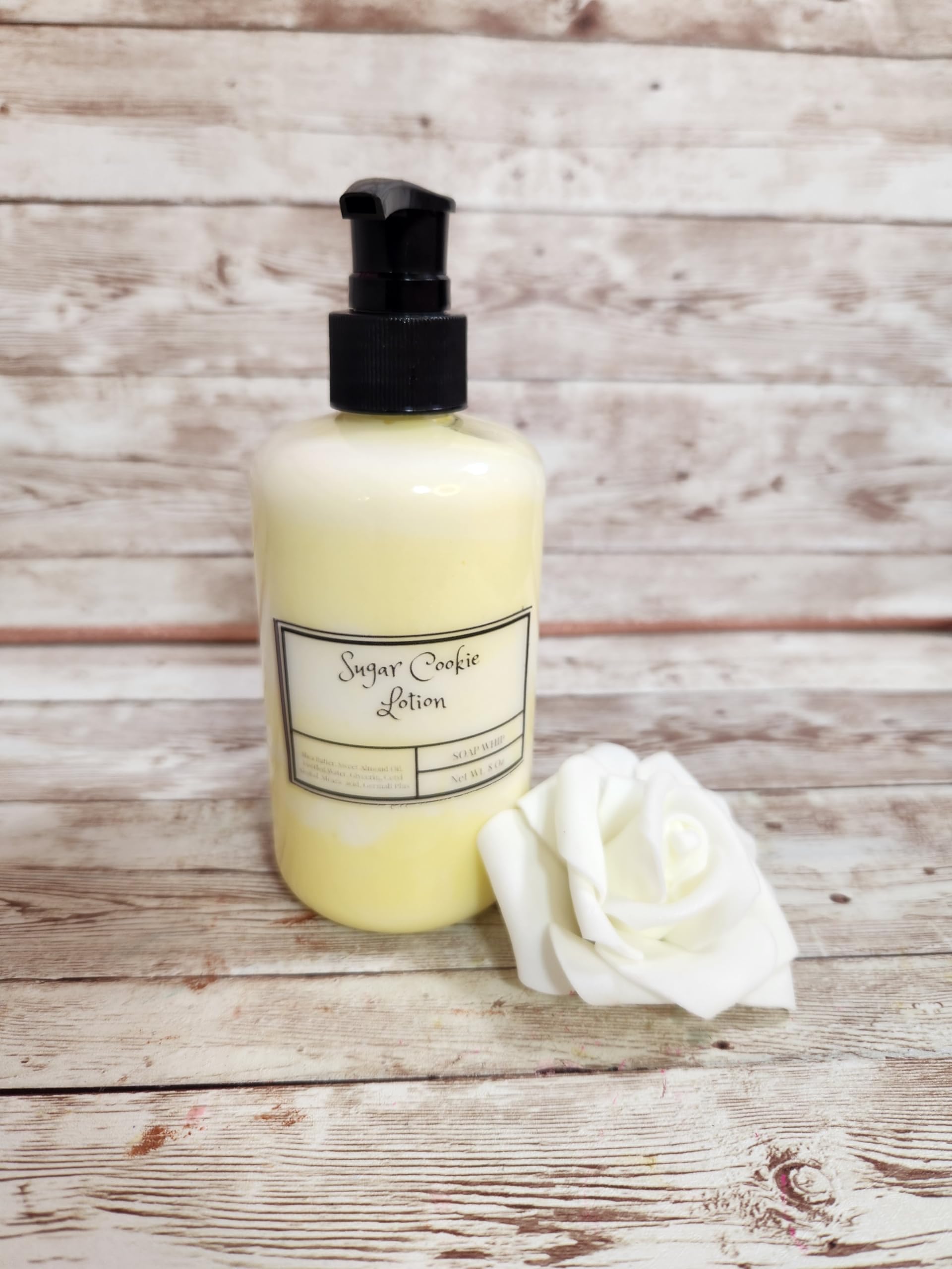 Handmade All-Natural Shea Butter Sugar Cookie Whipped Cream Body Frosting & Moisturizer - 8 oz Luxurious Body Lotion for Dry Skin | Perfect for Gift Sets, Spa Days & Winter Hydration