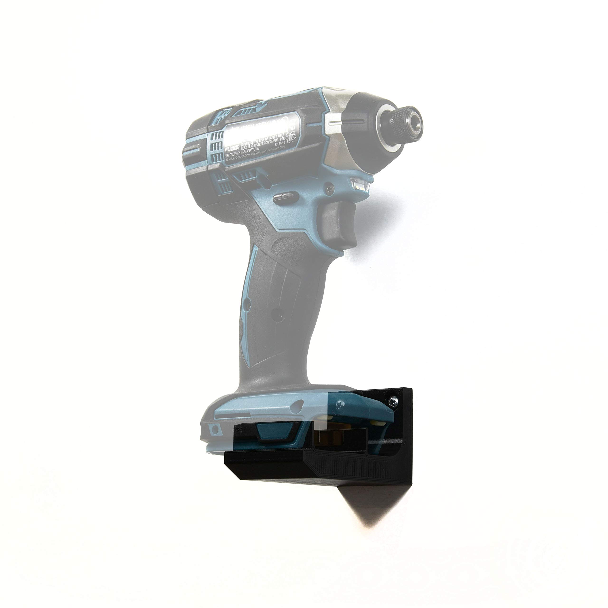 Spartan Mounts for Makita 12V Tools - Wall Mounted Hook Holder for Power Tool Storage | Strong Low Profile Bracket for Garage & Workshop Organization | Perfect for DIY Craft Room & Home Improvement Projects | Easy Access Tool Display System