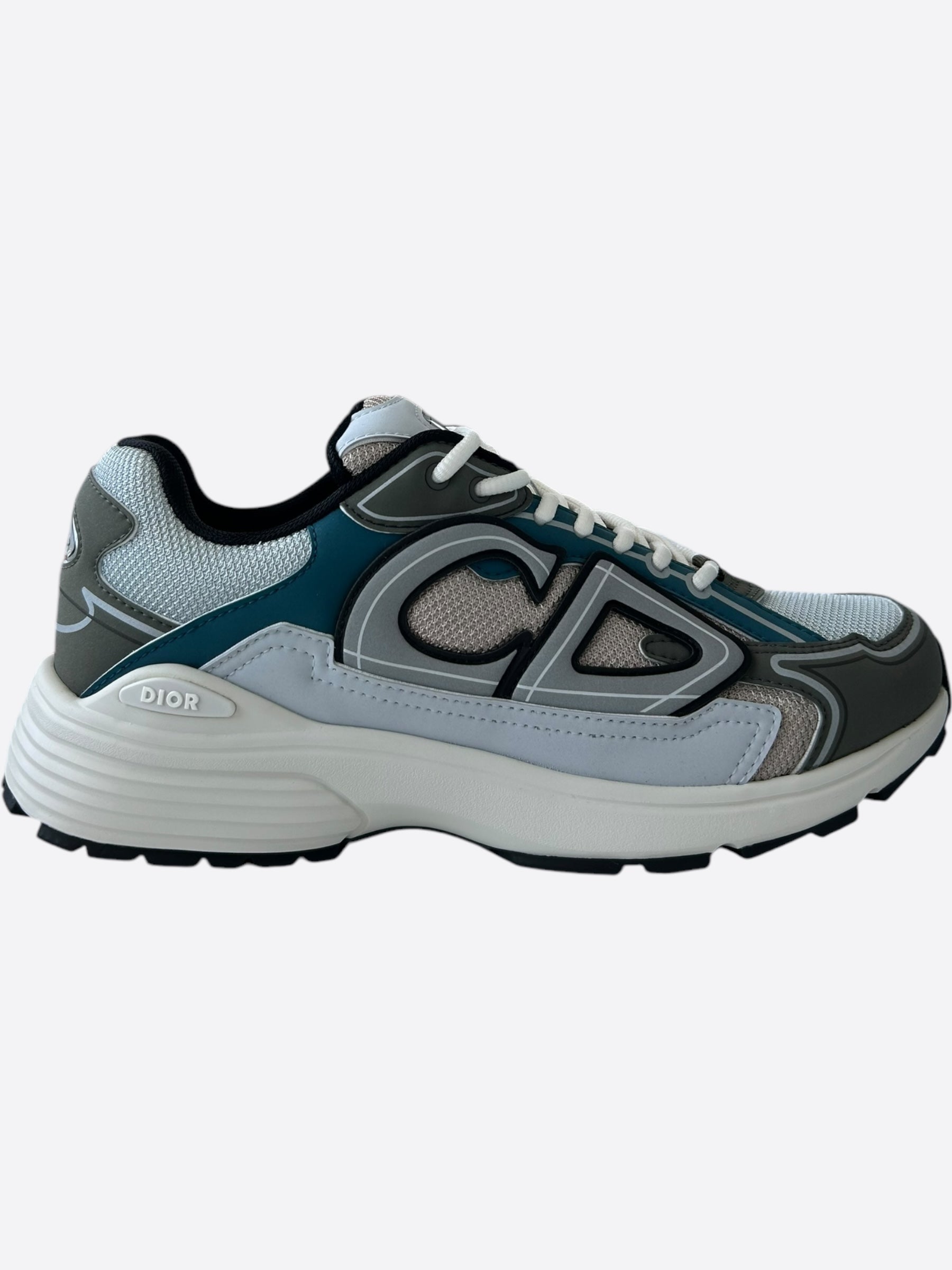 Dior Blue & Grey B30 Sneakers for Men - Luxury Designer Casual Shoes for Walking, Running & Everyday Wear