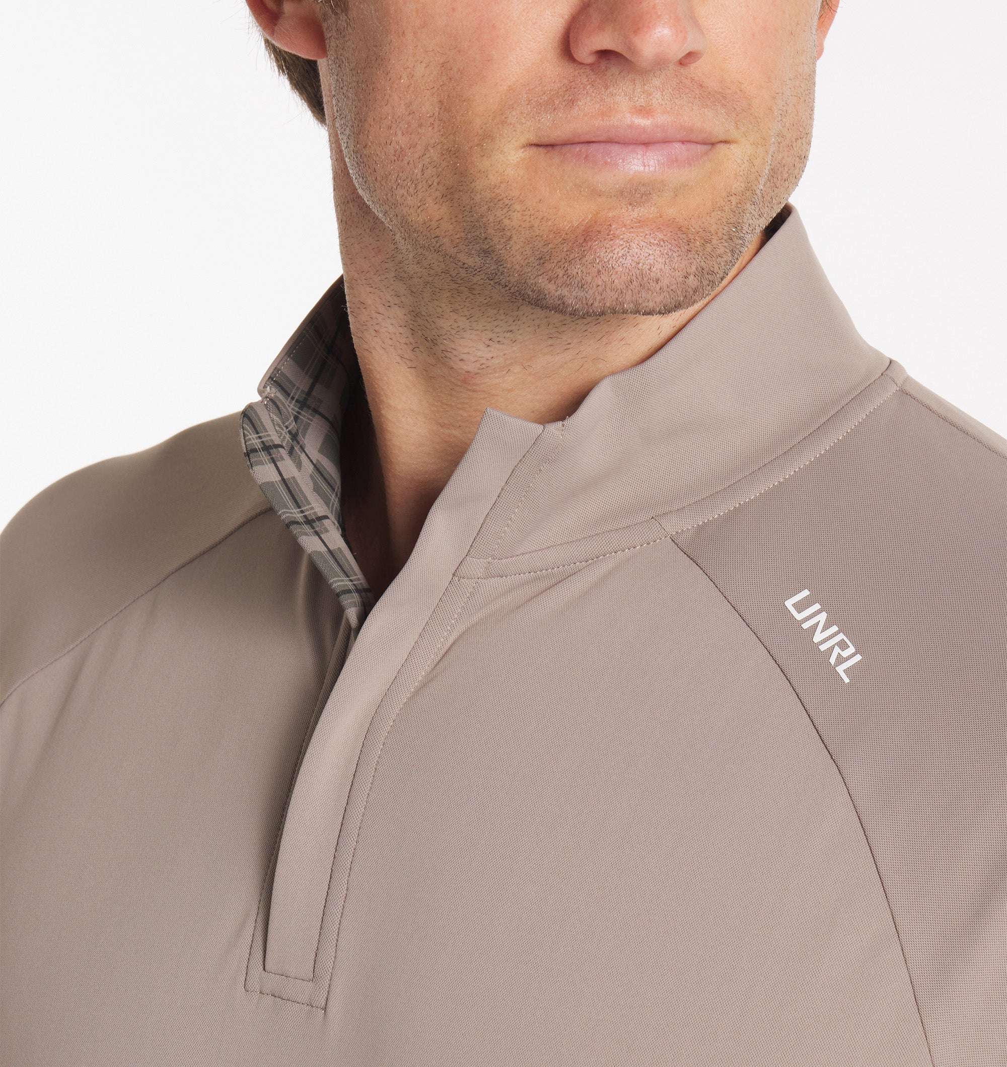 UNRL Highlands Quarter Zip Fleece Pullover - Men's Lightweight Warm Jacket for Outdoor Hiking & Casual Wear