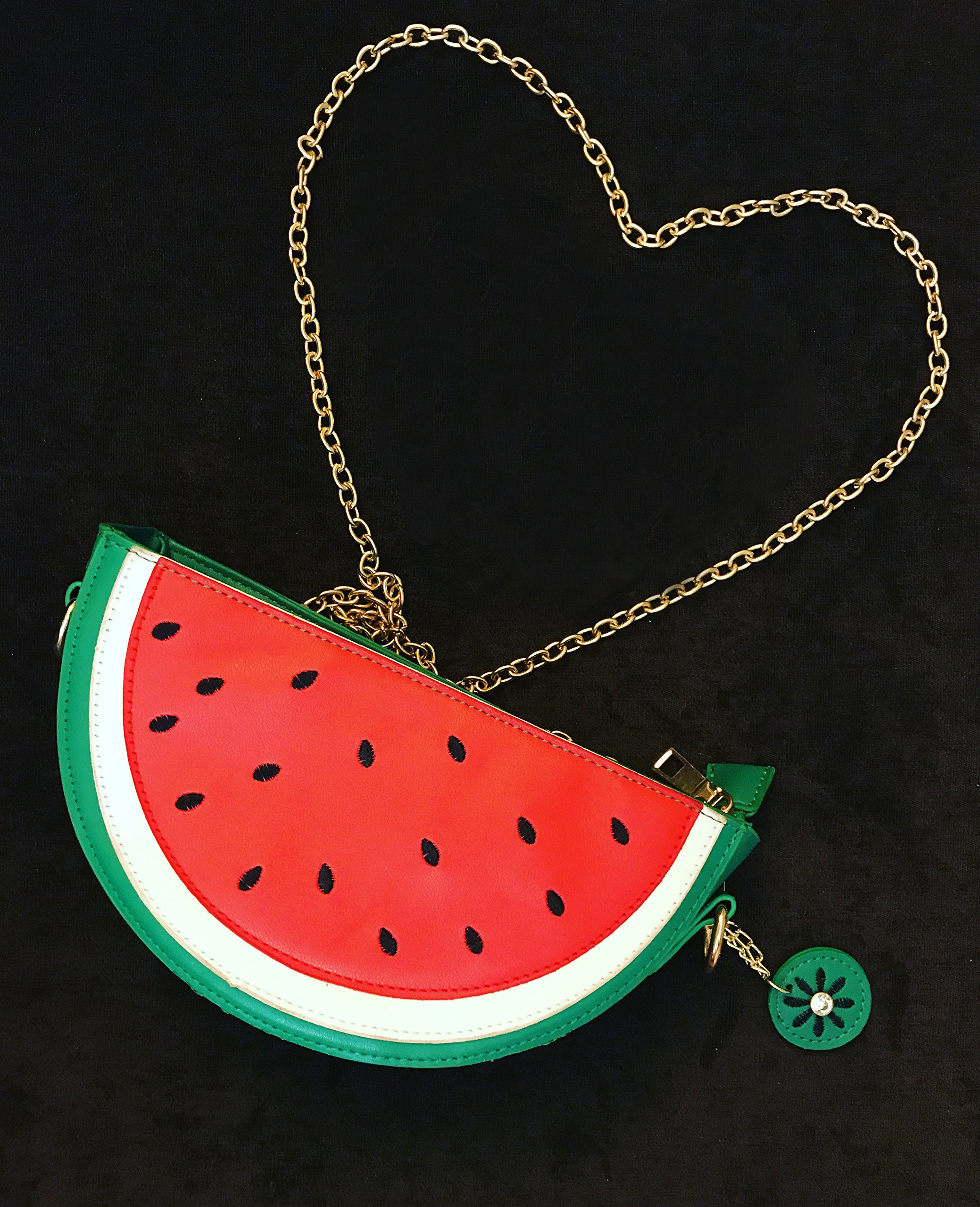 Stylish Watermelon Lemon Crossbody Clutch Purse - Cute Fruit Shaped Mini Shoulder Bag for Women | Perfect for Summer Outings, Beach Trips & Casual Fashion Accessories
