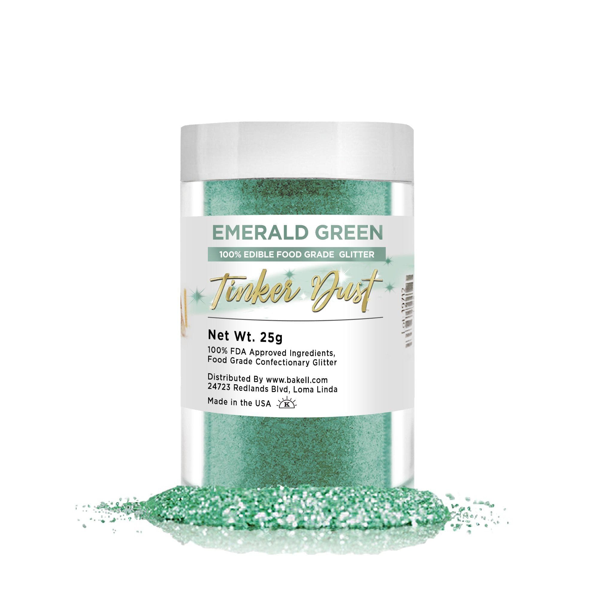 Emerald Green Tinker Dust® Glitter Bulk Size - Premium Cosmetic Grade Glitter for Crafts, Nails, Makeup & DIY Projects | Perfect for Art, Body Paint & Festival Looks