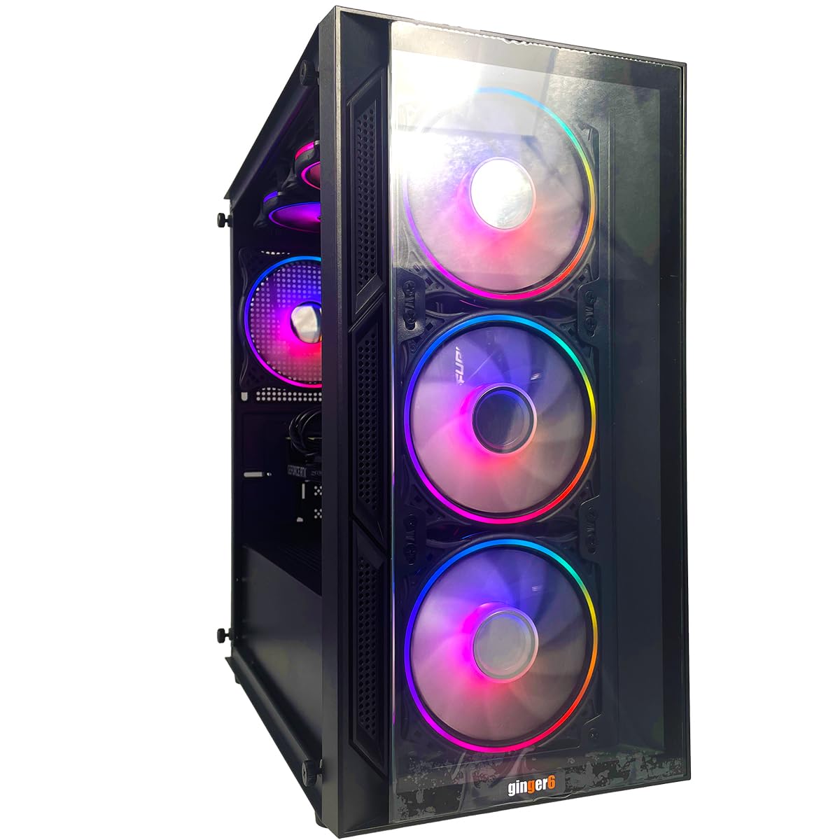 Ginger6 High-Performance Gaming PC Desktop - Intel Core i9-12900F Processor, NVIDIA RTX 5070 12GB GDDR6 Graphics, 1TB NVMe SSD, 32GB DDR4 RAM, WiFi 6, Windows 11 Home - Perfect for 4K Gaming, Streaming & Content Creation
