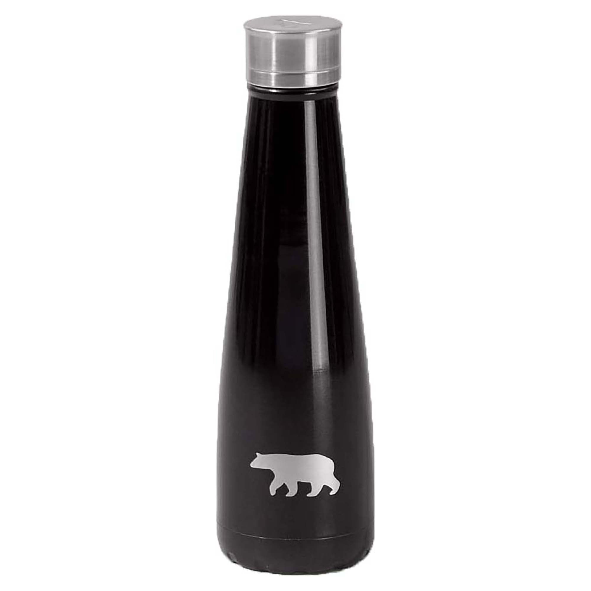 Bear Be Cool Insulated 420ml Stainless Steel Water Bottle - Leak Proof, BPA Free, Keeps Drinks Cold 24 Hours - Perfect for Hiking, Gym & Outdoor Activities