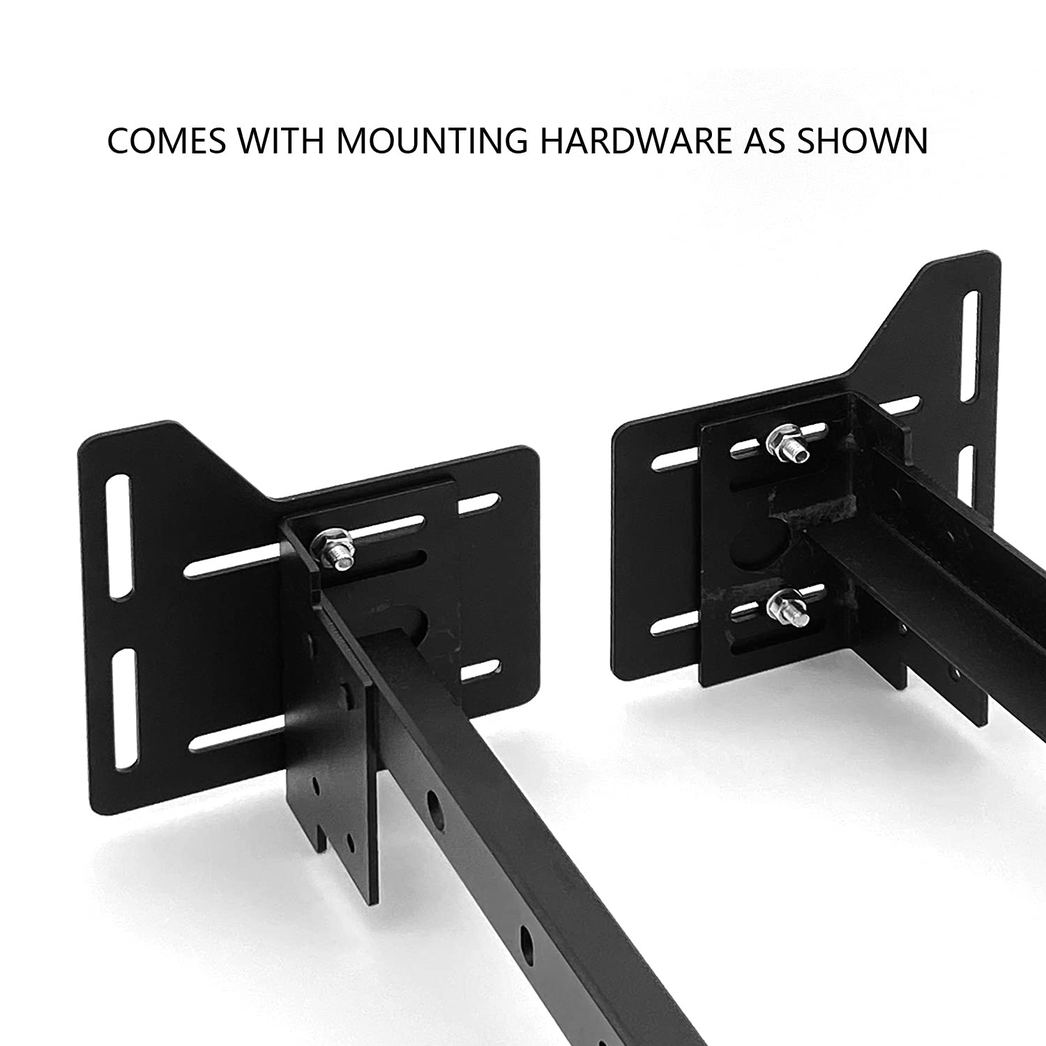 4 PCS Heavy Duty Bed Frame Brackets Adapter for Queen Headboard - Bed Frame Conversion Kit with Hardware - Perfect for Bedroom Furniture Upgrade & DIY Headboard Installation
