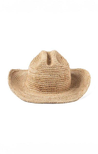 Lack of Color Natural Raffia Cowboy Hat for Women - Summer Beach Hat, Boho Festival Accessory, Outdoor Sun Protection