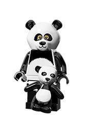LEGO MOVIE Minifigure Series 71004 - Panda Guy #15 of 16 (Sealed Retail Packaging) - Collectible Toy for LEGO Fans & Movie Enthusiasts - Perfect for Display, Gifts, and LEGO Collections