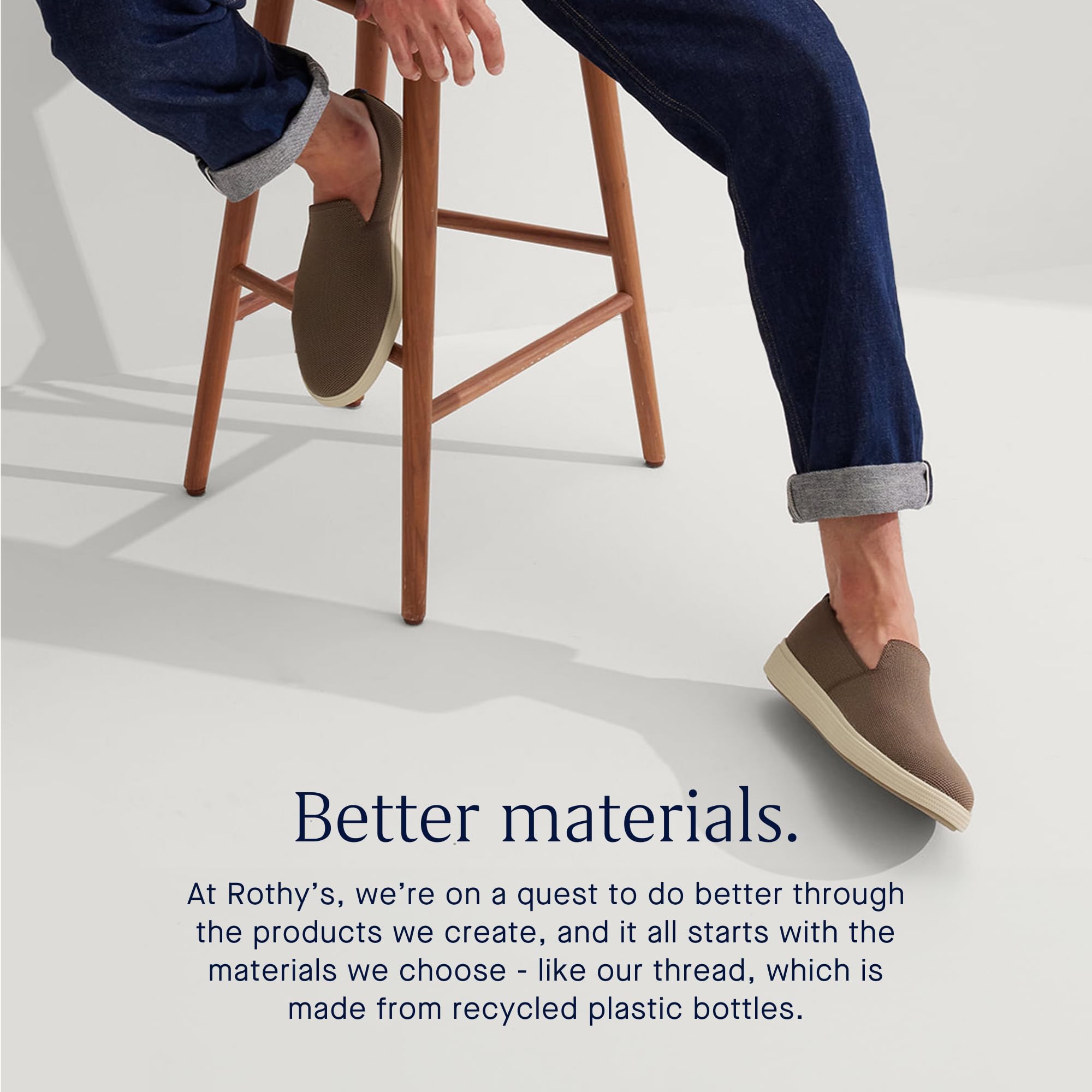 Rothy's The Ravello Slip On Sneaker for Men | Eco-Friendly Recycled Plastic Bottle Shoes | Machine Washable Casual Fashion Sneakers | Perfect for Work, Travel & Everyday Wear