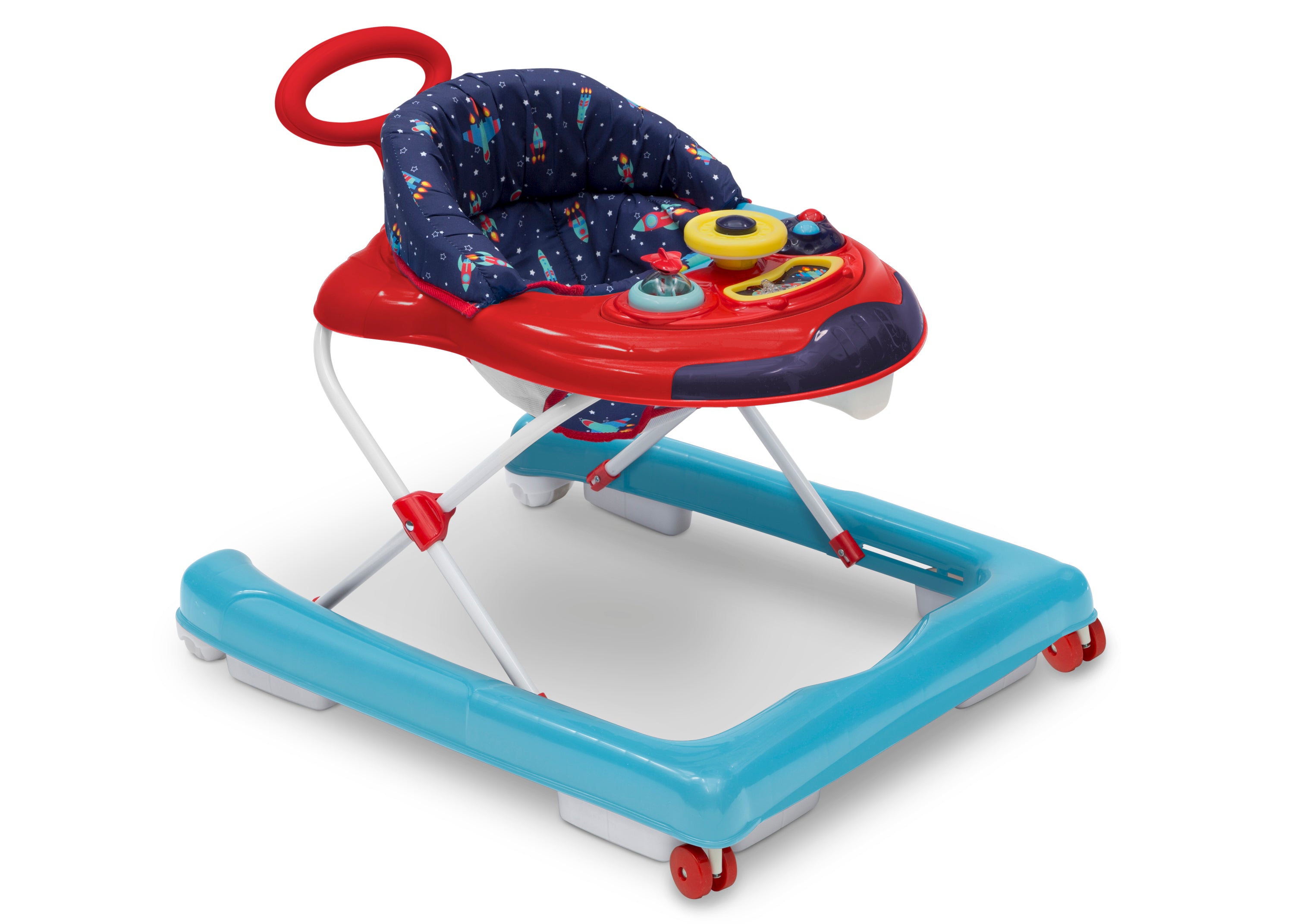 Big Steps 2-in-1 Baby Activity Walker & Learning Toy - First Steps Helper for Infants 6-12 Months - Indoor Play & Early Walking Support