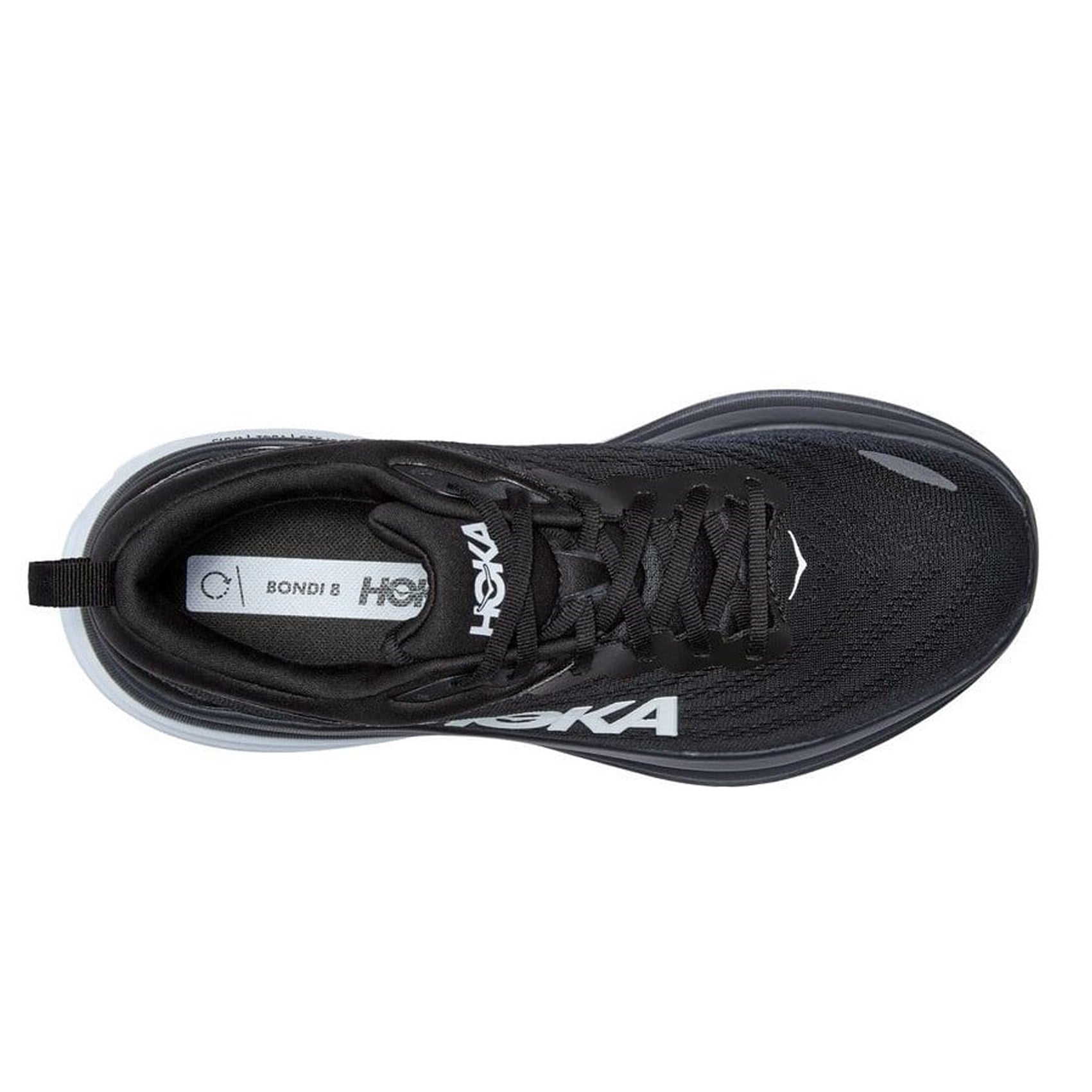 HOKA Bondi 8 Wide Running Shoes for Men - Cushioned Comfort for Long Distance Jogging & Marathon Training