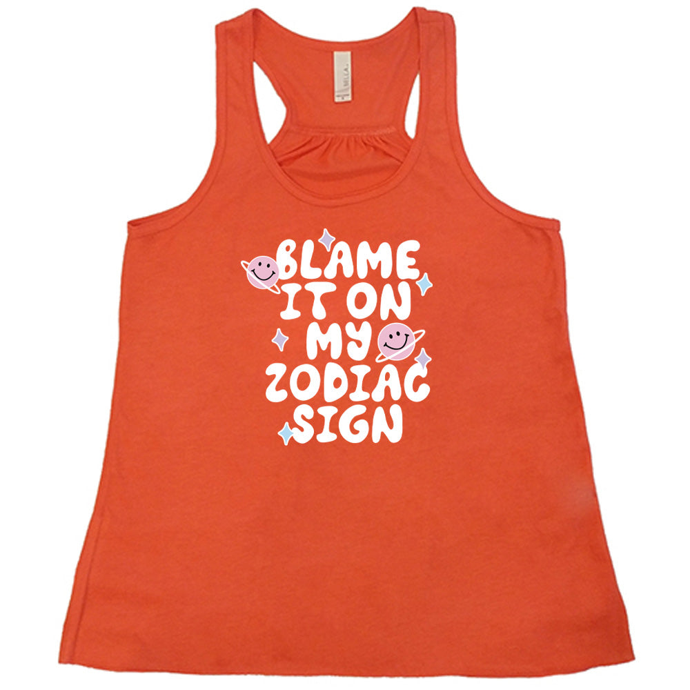 Blame It On My Zodiac Sign T-Shirt - Funny Astrology Graphic Tee for Men & Women - Perfect for Casual Wear, Birthday Gifts & Zodiac Lovers