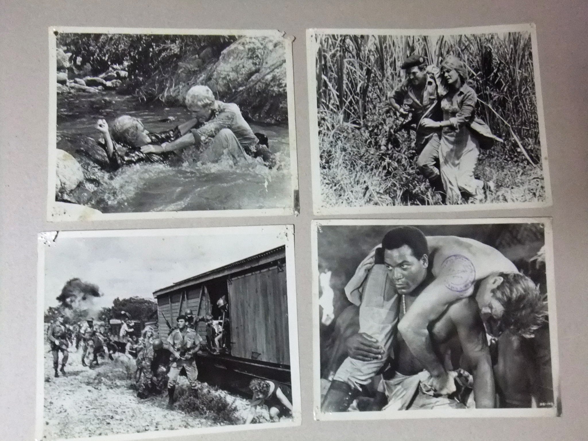 Original Dark of the Sun (1968) Movie Photo Set - 19 Vintage Peter Carsten Film Stills - Classic 60s War Drama Memorabilia for Collectors & Movie Enthusiasts - Perfect for Home Theater Decor & Film History Displays