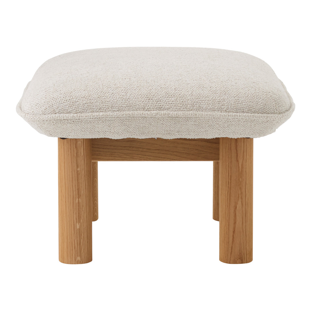 Brasilia Ottoman - Modern Round Storage Ottoman with Lift Top, Upholstered Footrest & Coffee Table - Perfect for Living Room, Bedroom & Home Decor