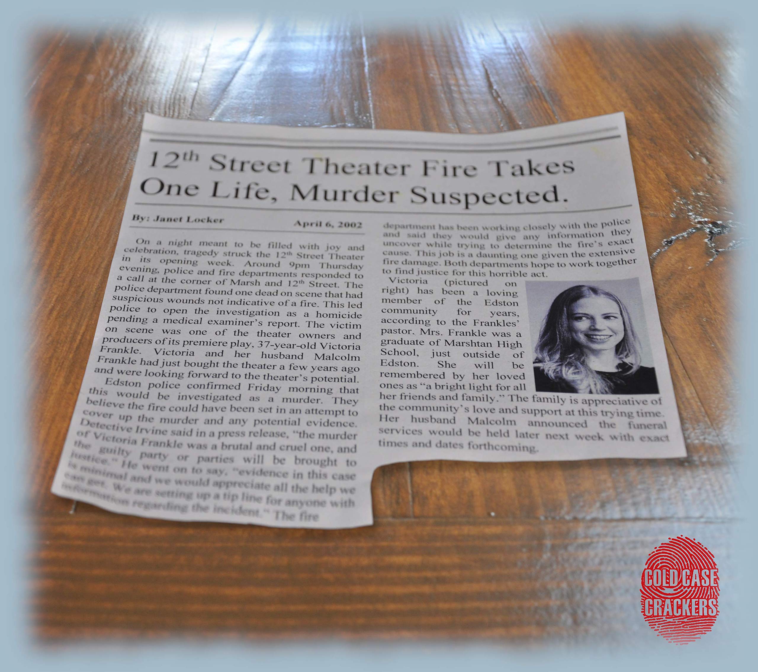 Cold Case Crackers: 12th Street Theater Murder Mystery Game - Solve the Crime Puzzle | Perfect for Game Nights, Team Building & Detective-Themed Parties