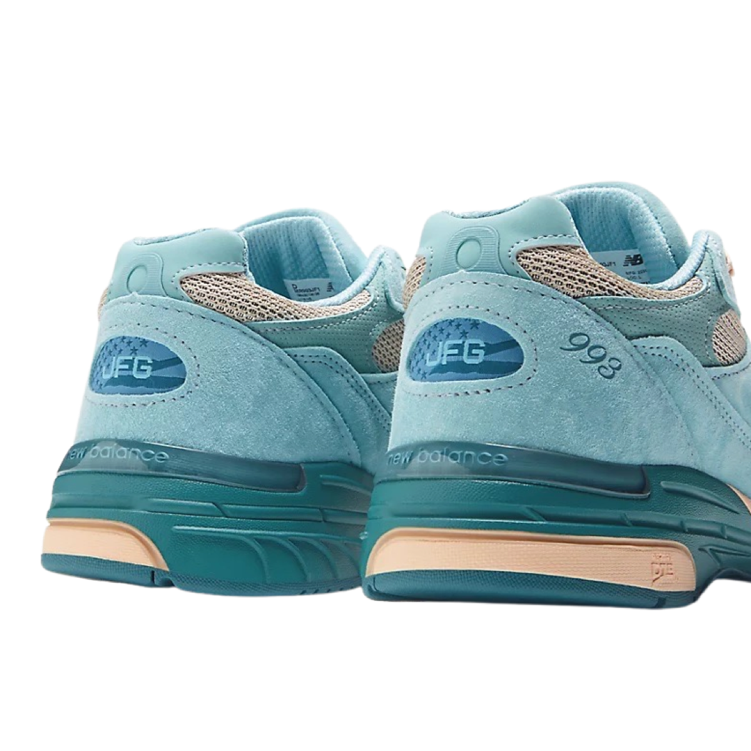New Balance 993 Joe Freshgoods Performance Art Running Shoes - Arctic Blue Colorway - Premium Comfort for Jogging, Gym & Casual Wear