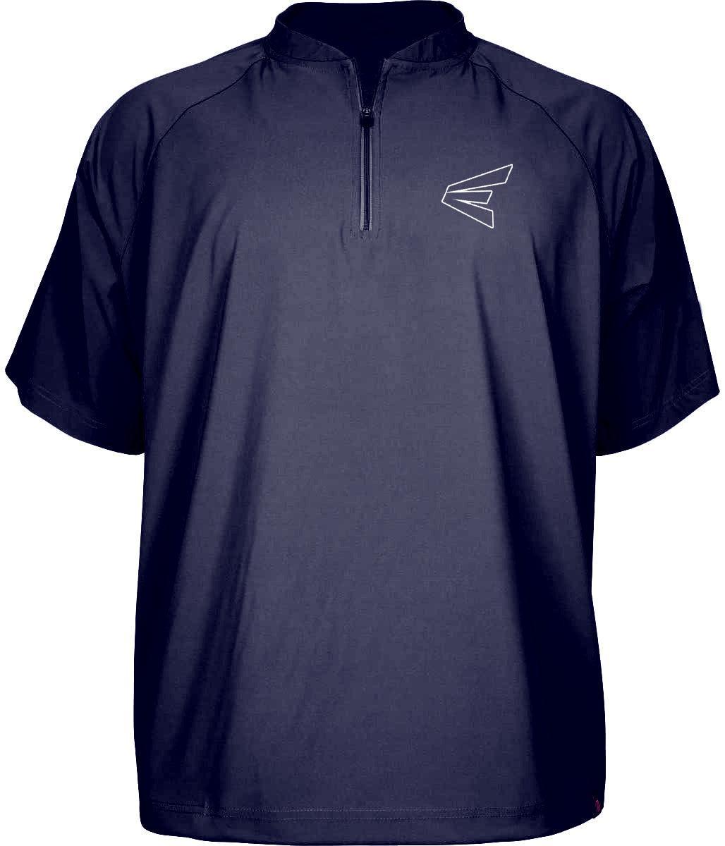 Easton ChampLite Short Sleeve Cage Jacket - Lightweight Baseball Practice Jacket for Men & Women - Perfect for Training, Games & Outdoor Sports