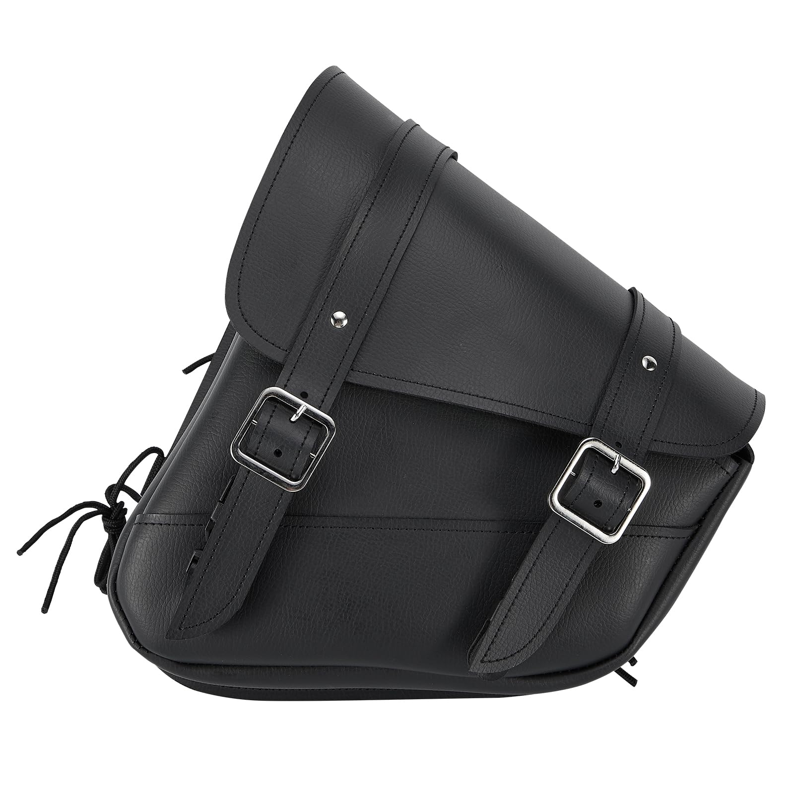 Waterproof Motorcycle Saddle Bags - Synthetic Leather Side Bag for Softails & Sportsters (10