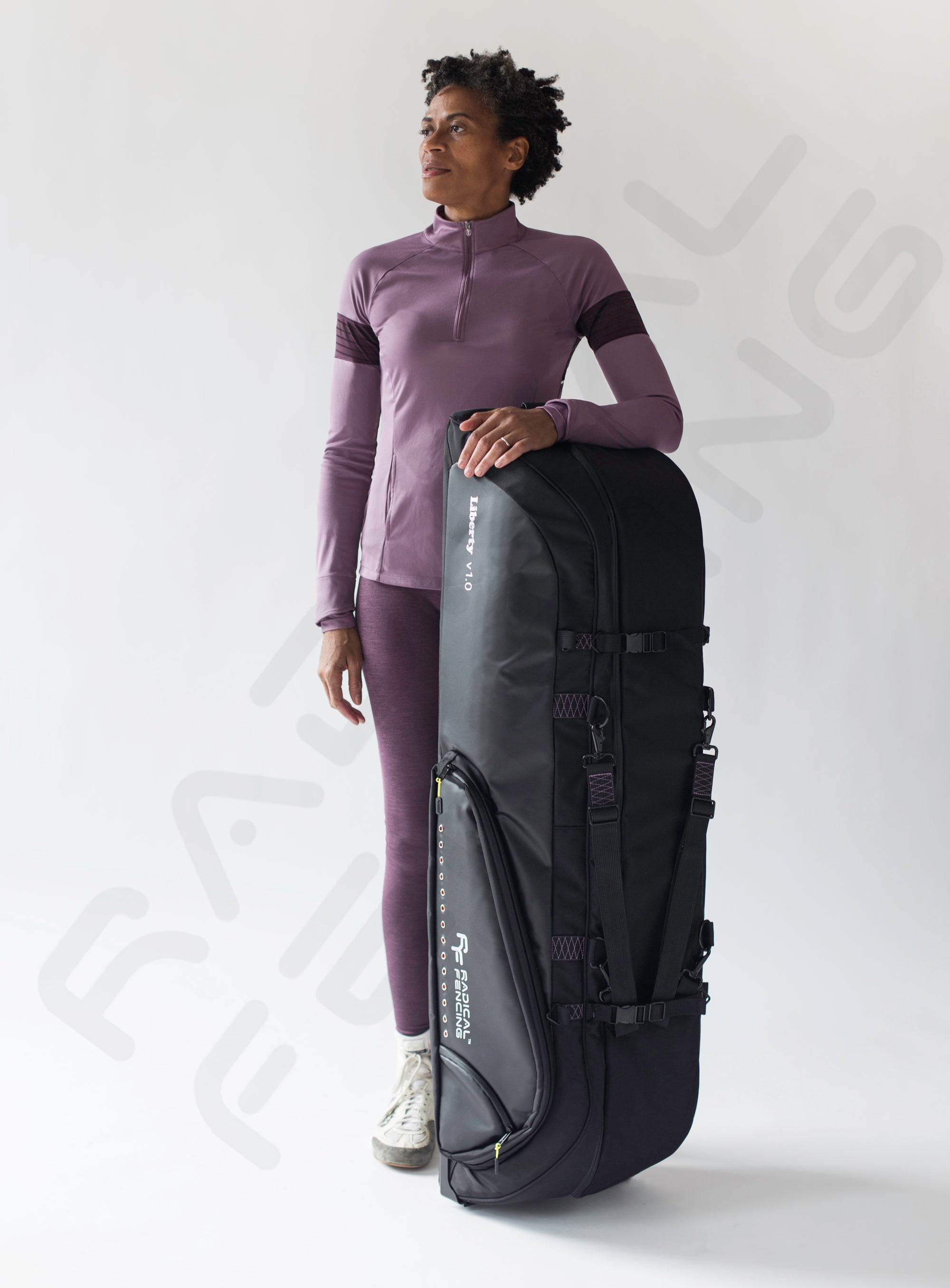 RF Liberty Fencing Roller Bag - Durable Fencing Equipment Carrier for Foils, Epees & Sabers - Perfect for Tournaments & Practice Sessions
