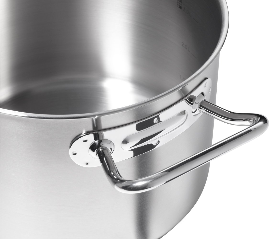 ZWILLING Twin Classic 28cm Stainless Steel Stew Pot - Durable & Even Heat Distribution for Soups, Stews & Cooking | Perfect for Home Chefs & Professional Kitchens