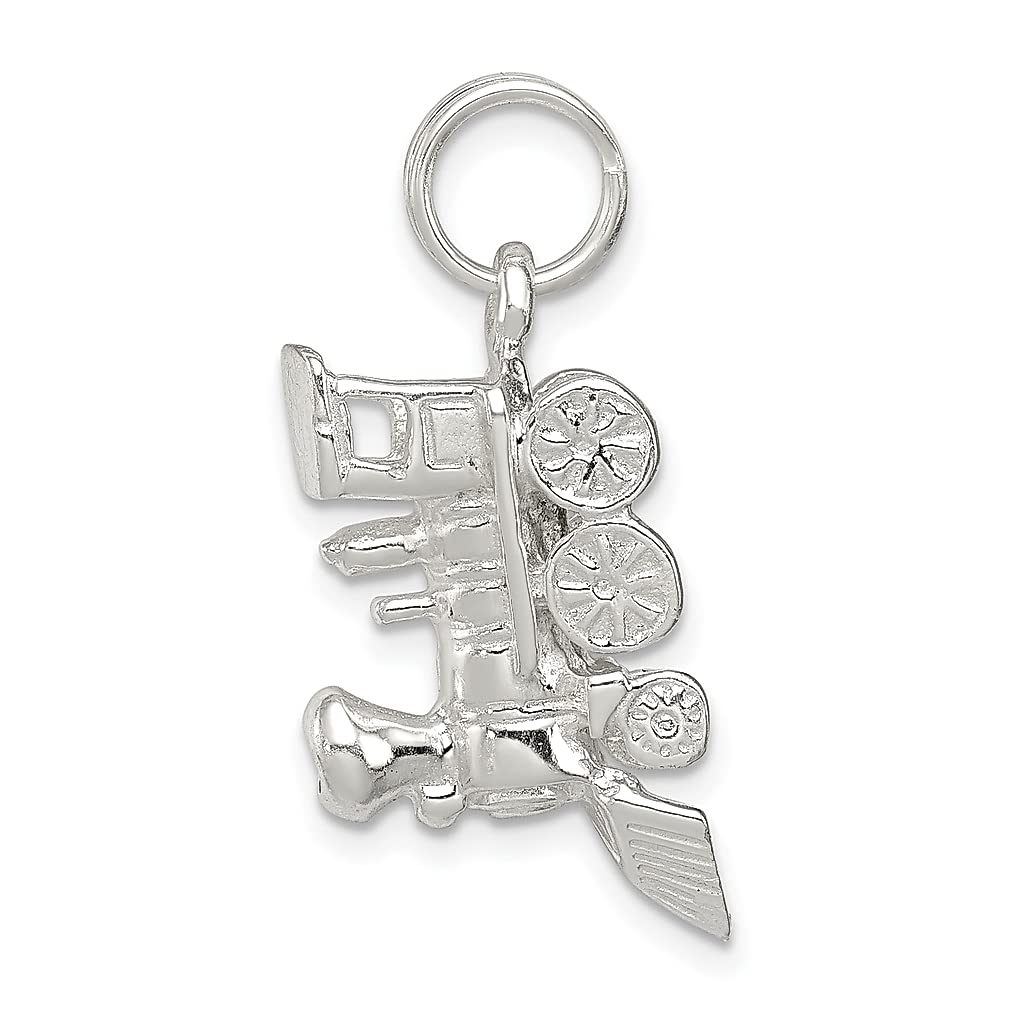 925 Sterling Silver Train Charm Necklace - Elegant Travel & Transportation Inspired Jewelry for Women | Perfect Gift for Her | Ideal for Travel Enthusiasts, Anniversary Gifts & Everyday Wear