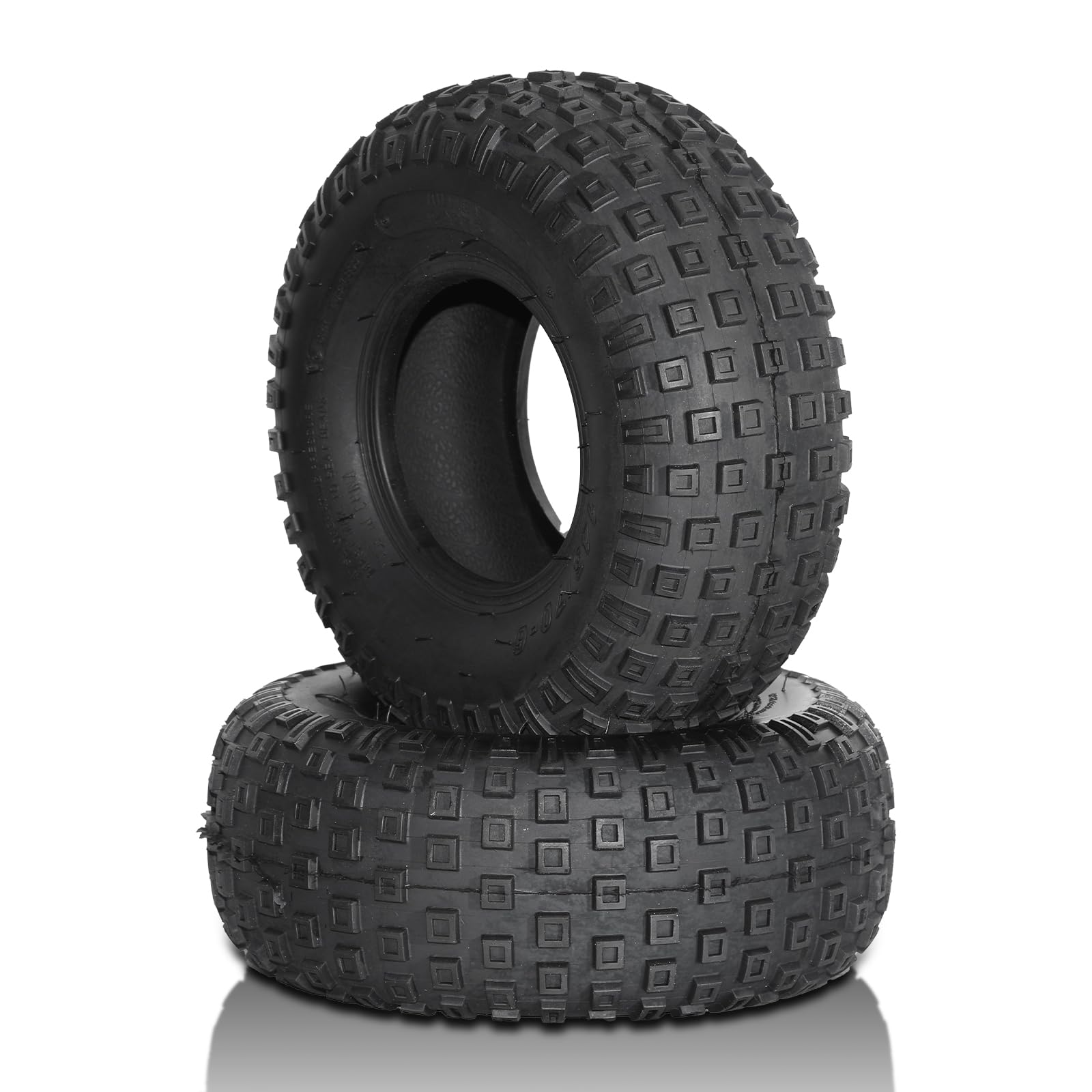 Motorhot 2-Pack 145/70-6 ATV Sport Tires - 6-PLY Tubeless Go-Kart Tires for Off-Road Racing & Trail Riding - Fits Most 6-Inch Wheel ATVs and Go-Karts