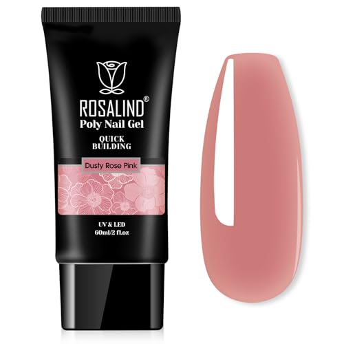 60ML Rose Pink Poly Nail Gel