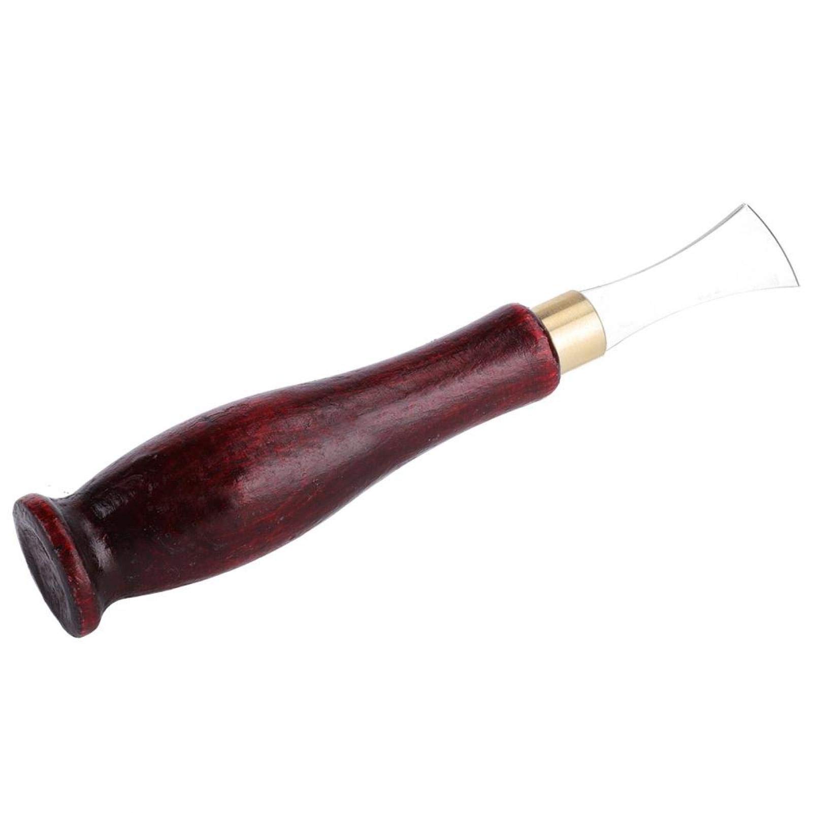 Professional 2mm Hot Leather Edge Creaser Tool with High Shine Gloss Polish - Perfect for Leatherworking, Boots, Bags & DIY Leather Craft Projects