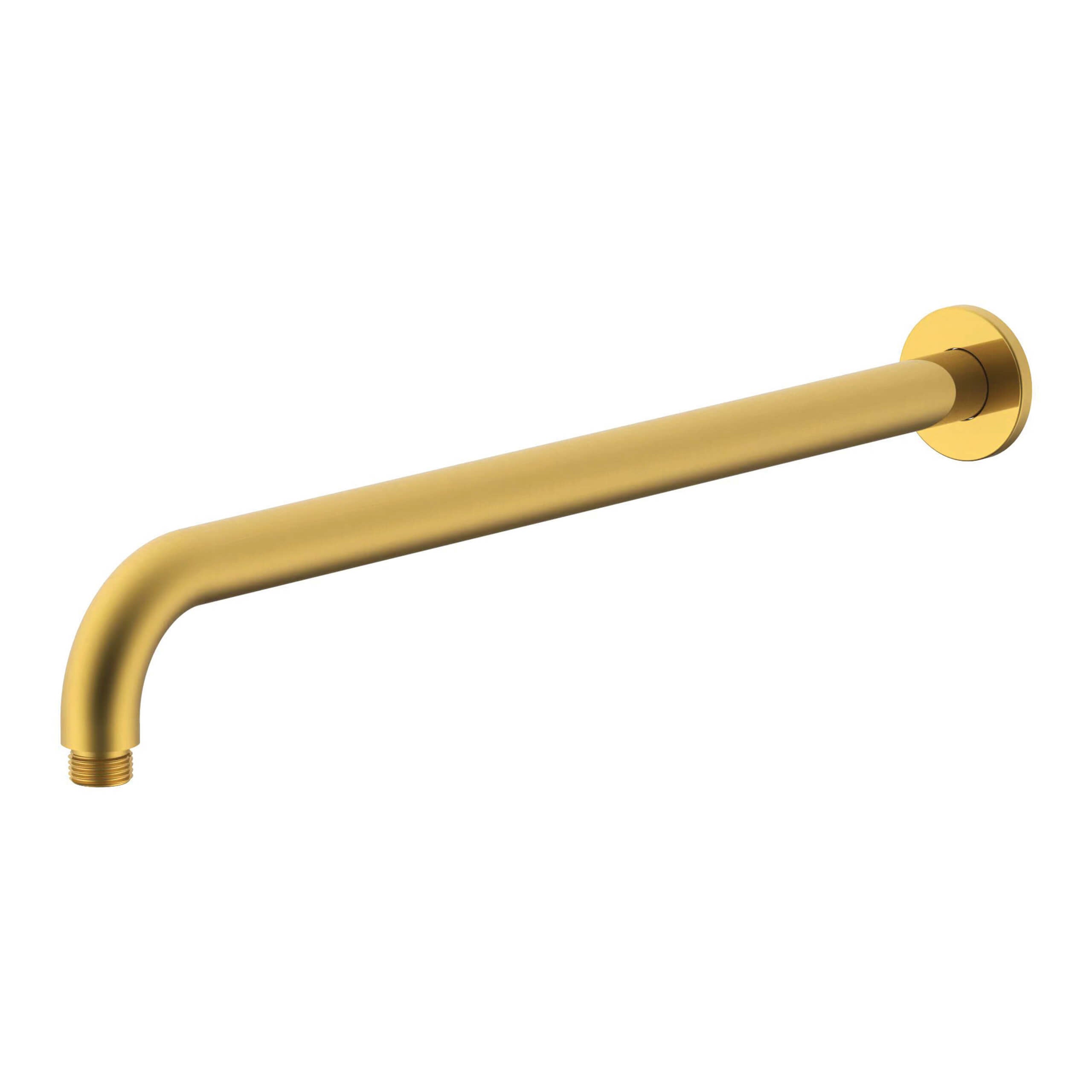 ADP Soul Shower Arm 450 Brushed Brass - Adjustable Showerhead Extension for Modern Bathroom Renovation | Perfect for Rainfall, Handheld & Wall Mounted Shower Systems