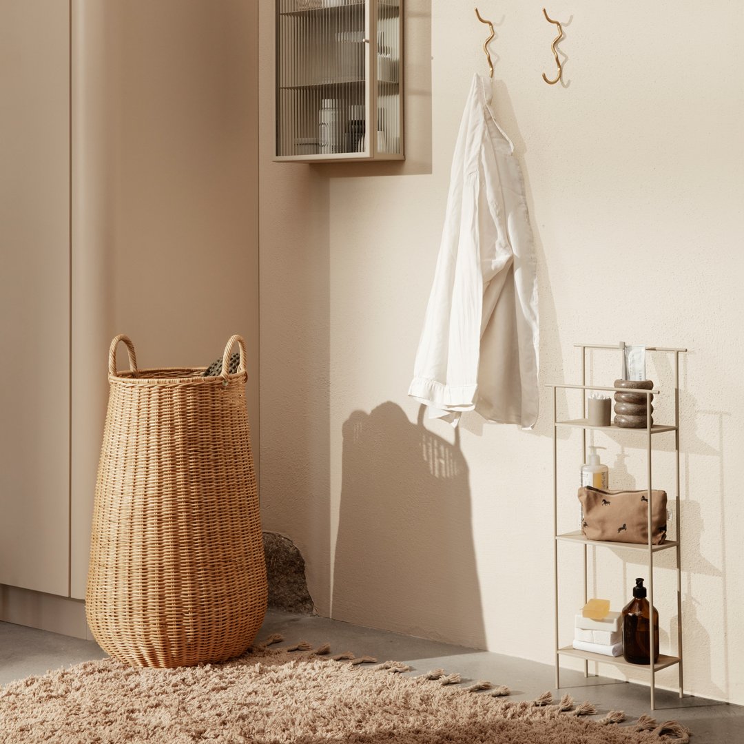 Ferm Living Curvature Hook - Modern Wall Hook for Coats, Hats & Bags - Perfect for Entryway, Bedroom & Bathroom Organization