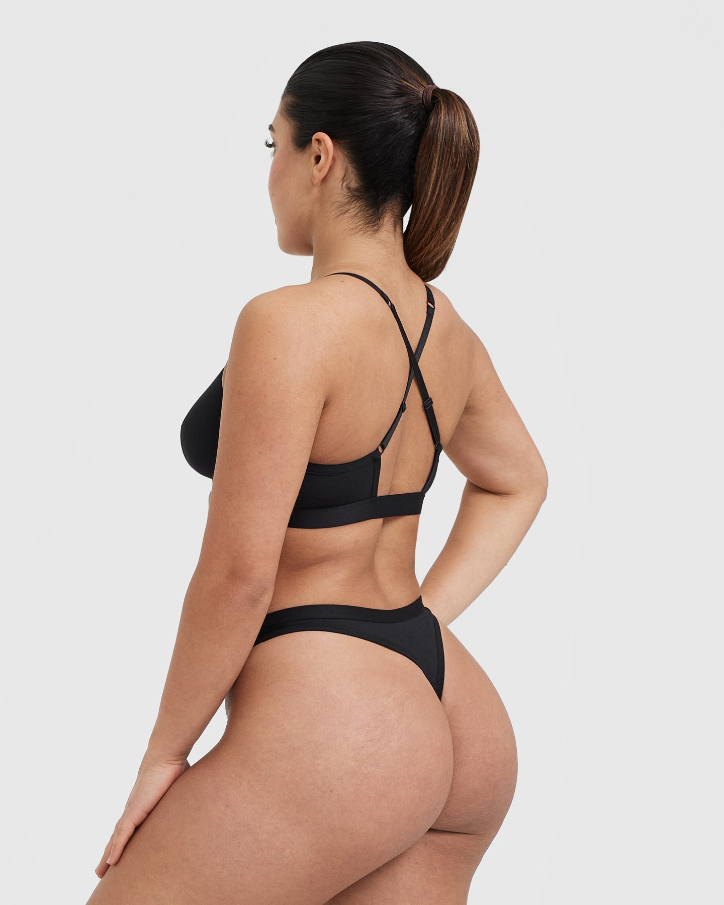 Soft Classic Bralette - Comfortable Wireless Bra for Women | Black | Perfect for Yoga, Lounge & Everyday Wear