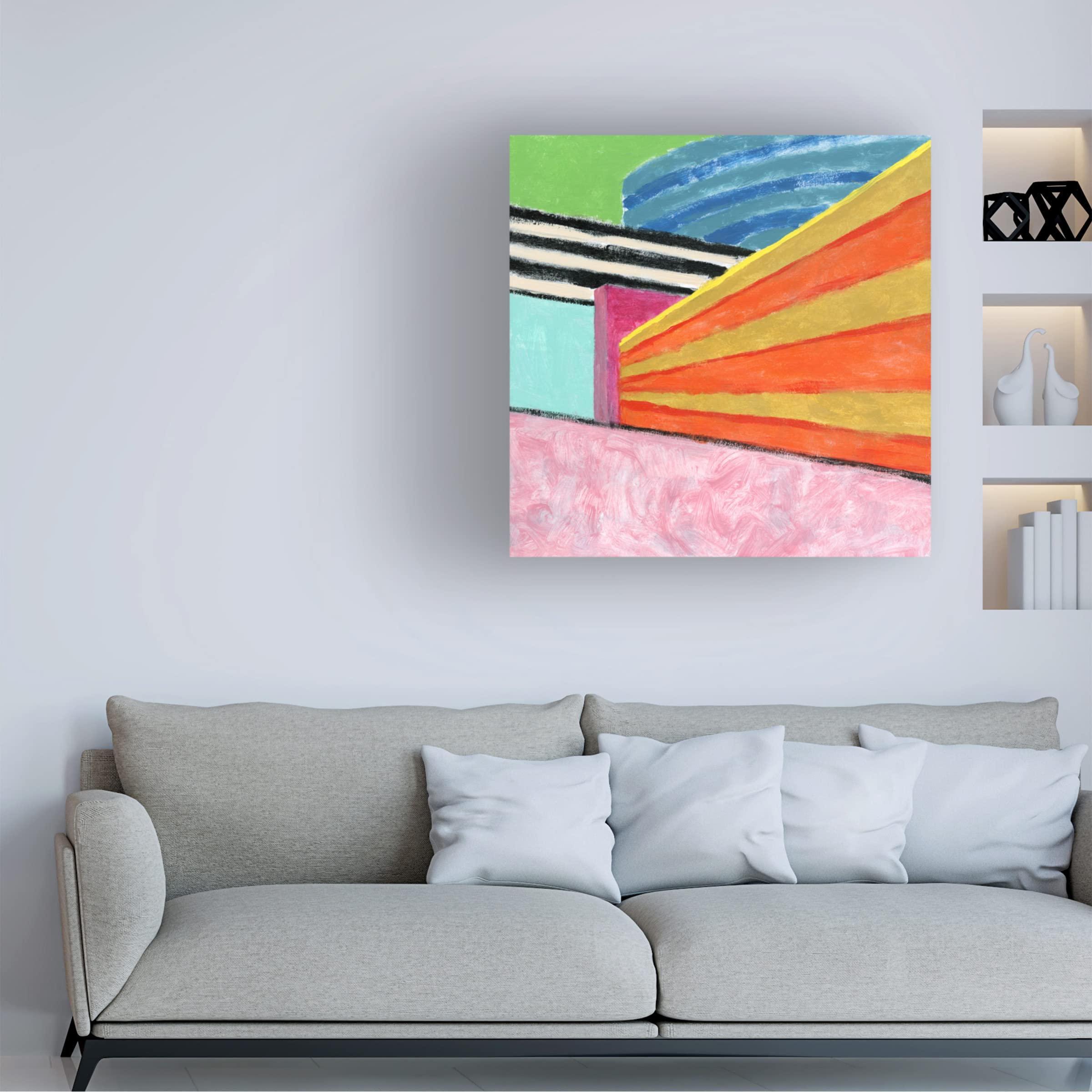 Trademark Fine Art 'Museum II' Canvas Wall Art by Nikki Galapon - Elegant Home Decor for Living Room, Bedroom & Office