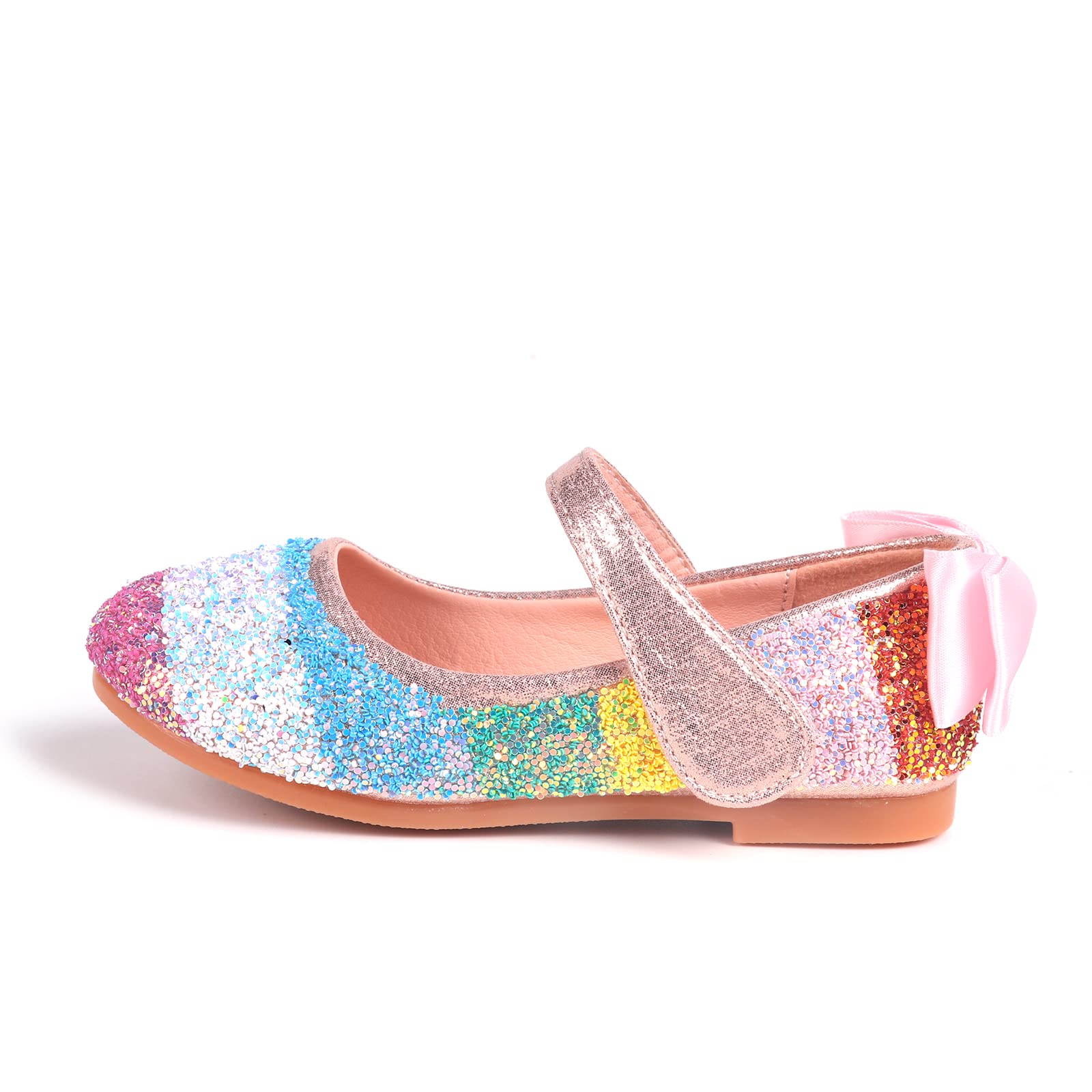 Sparkly Girls' Mary Jane Shoes - Low Heel Princess Dress Pumps for Toddlers & Kids | Perfect for Weddings, Parties & Special Occasions