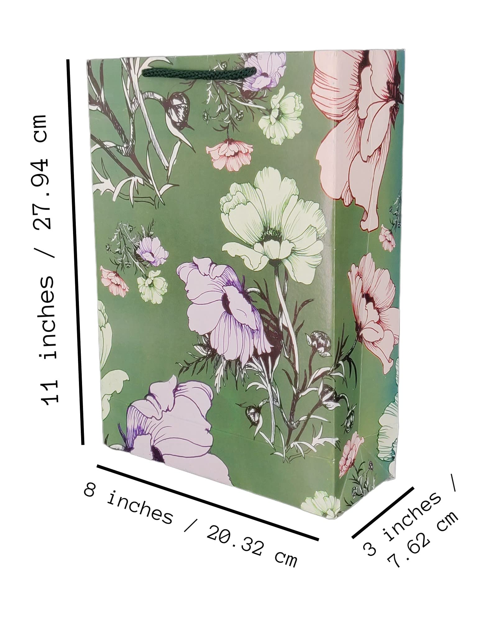 Eco-Friendly Arrow Paper Gift Bags for Weddings & Birthdays - Pack of 10
