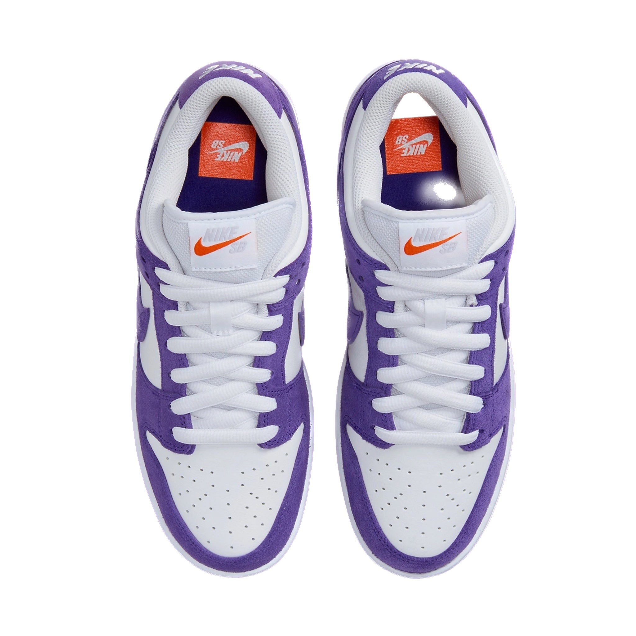 Nike SB Dunk Low Pro ISO Orange Label Court Purple White Gum Light Brown Skateboarding Shoes for Men - Perfect for Streetwear, Skateboarding & Casual Wear