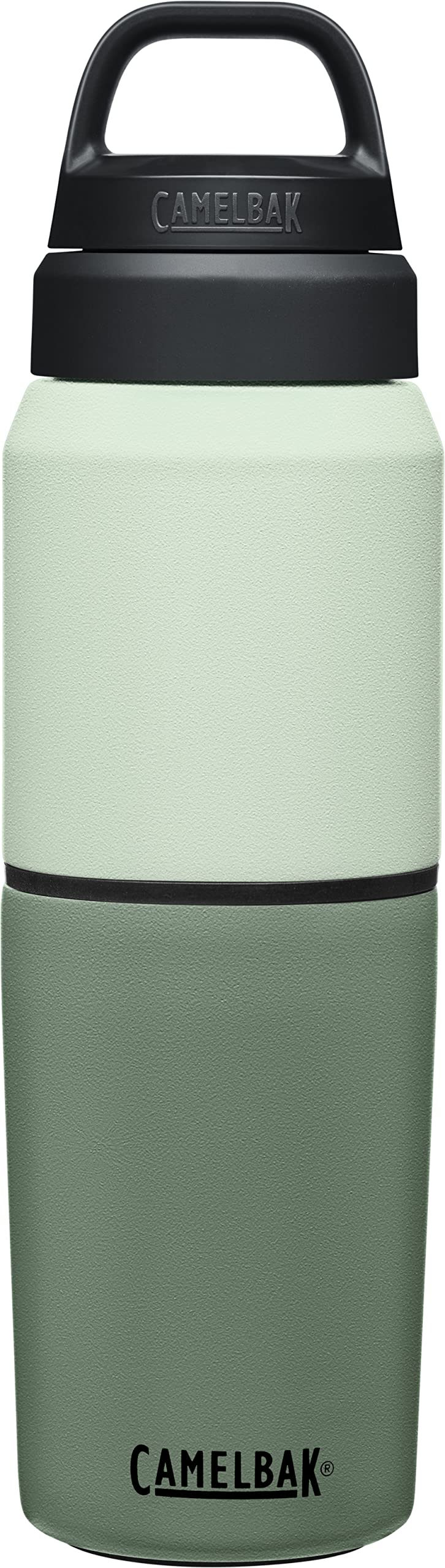 CamelBak MultiBev Insulated Stainless Steel Water Bottle & Travel Cup - Leakproof, 20oz, BPA-Free - Perfect for Hiking, Gym & Office Use